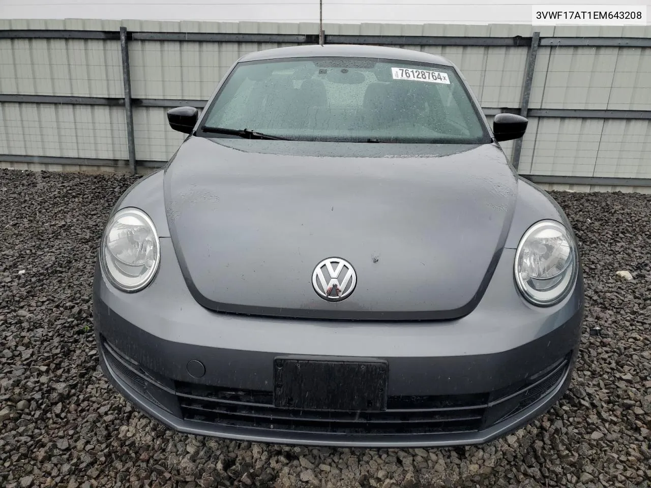 2014 Volkswagen Beetle VIN: 3VWF17AT1EM643208 Lot: 76128764