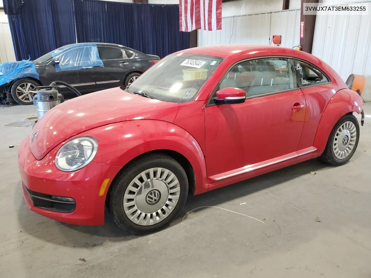 2014 Volkswagen Beetle VIN: 3VWJX7AT3EM633255 Lot: 76240544