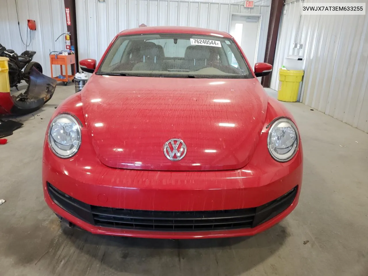 2014 Volkswagen Beetle VIN: 3VWJX7AT3EM633255 Lot: 76240544