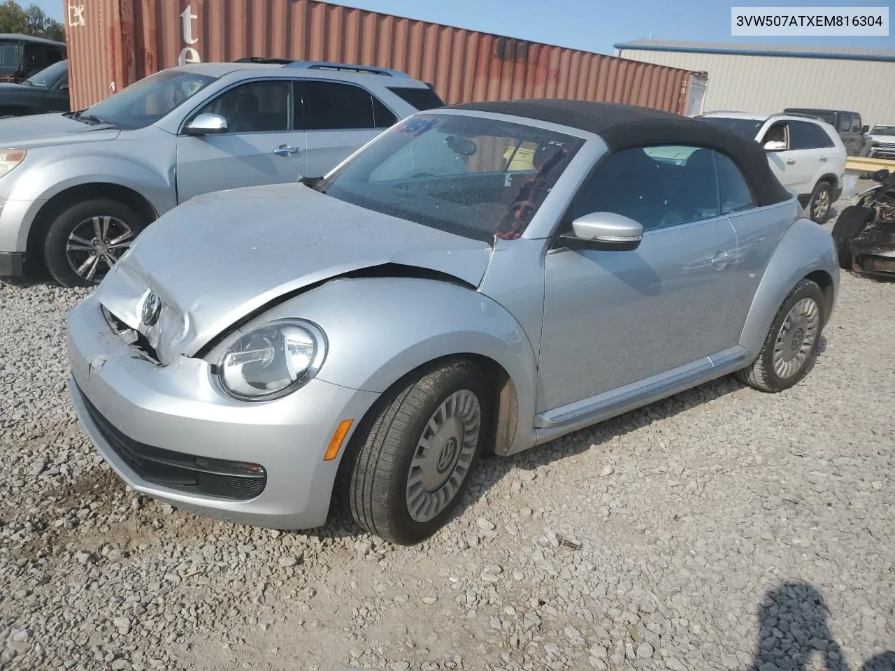 2014 Volkswagen Beetle VIN: 3VW507ATXEM816304 Lot: 76343774