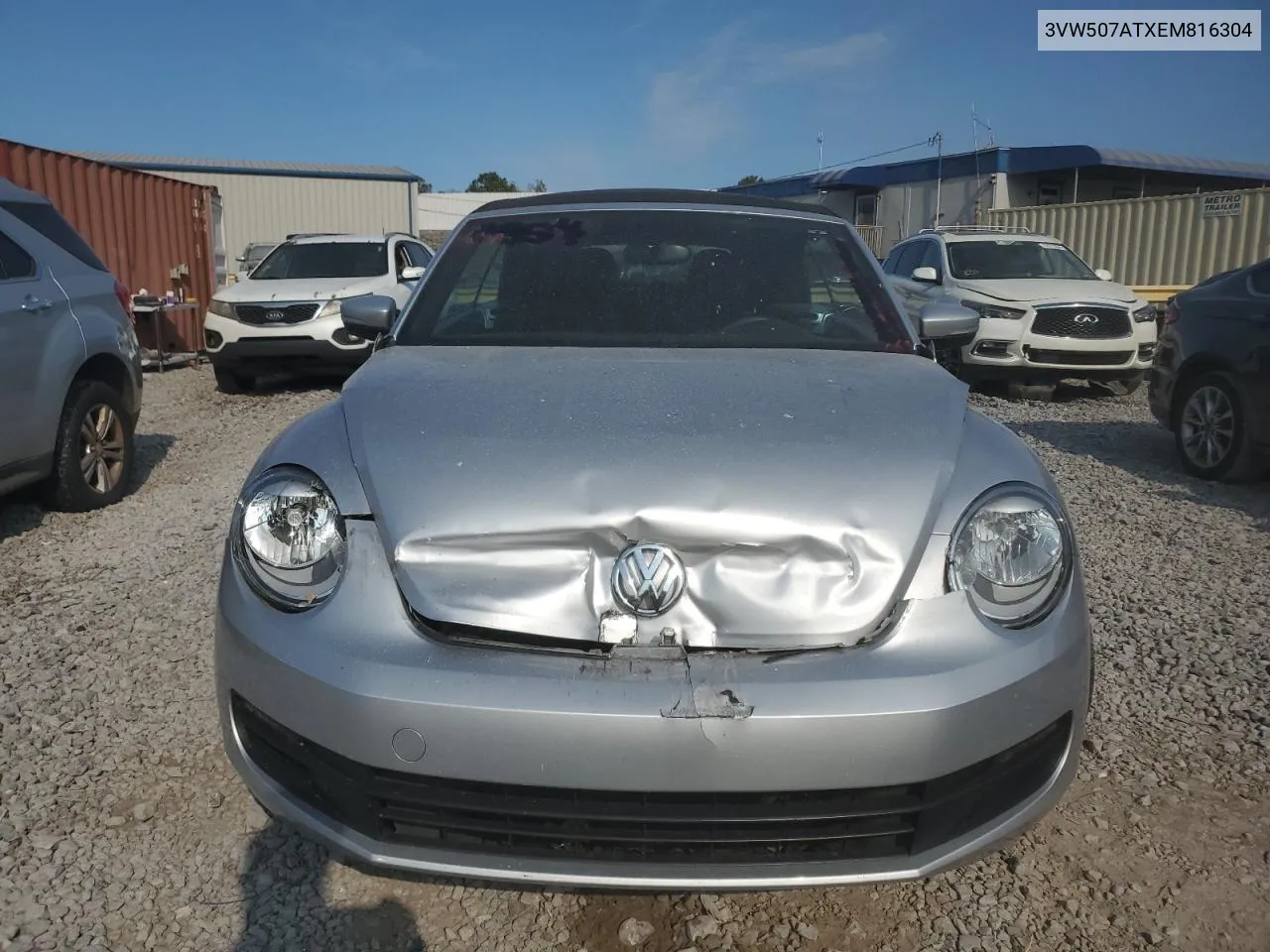 2014 Volkswagen Beetle VIN: 3VW507ATXEM816304 Lot: 76343774