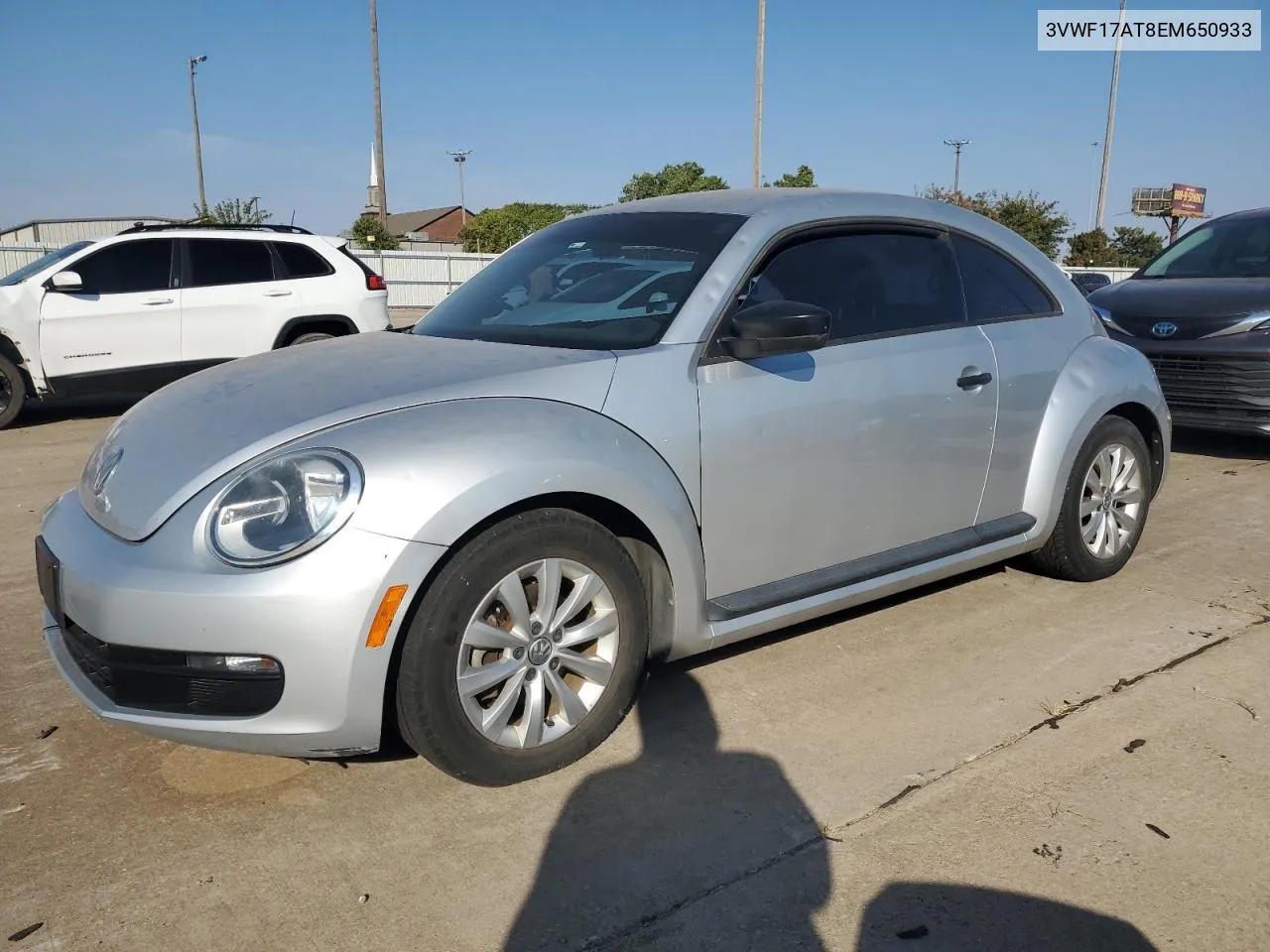 2014 Volkswagen Beetle VIN: 3VWF17AT8EM650933 Lot: 76421084