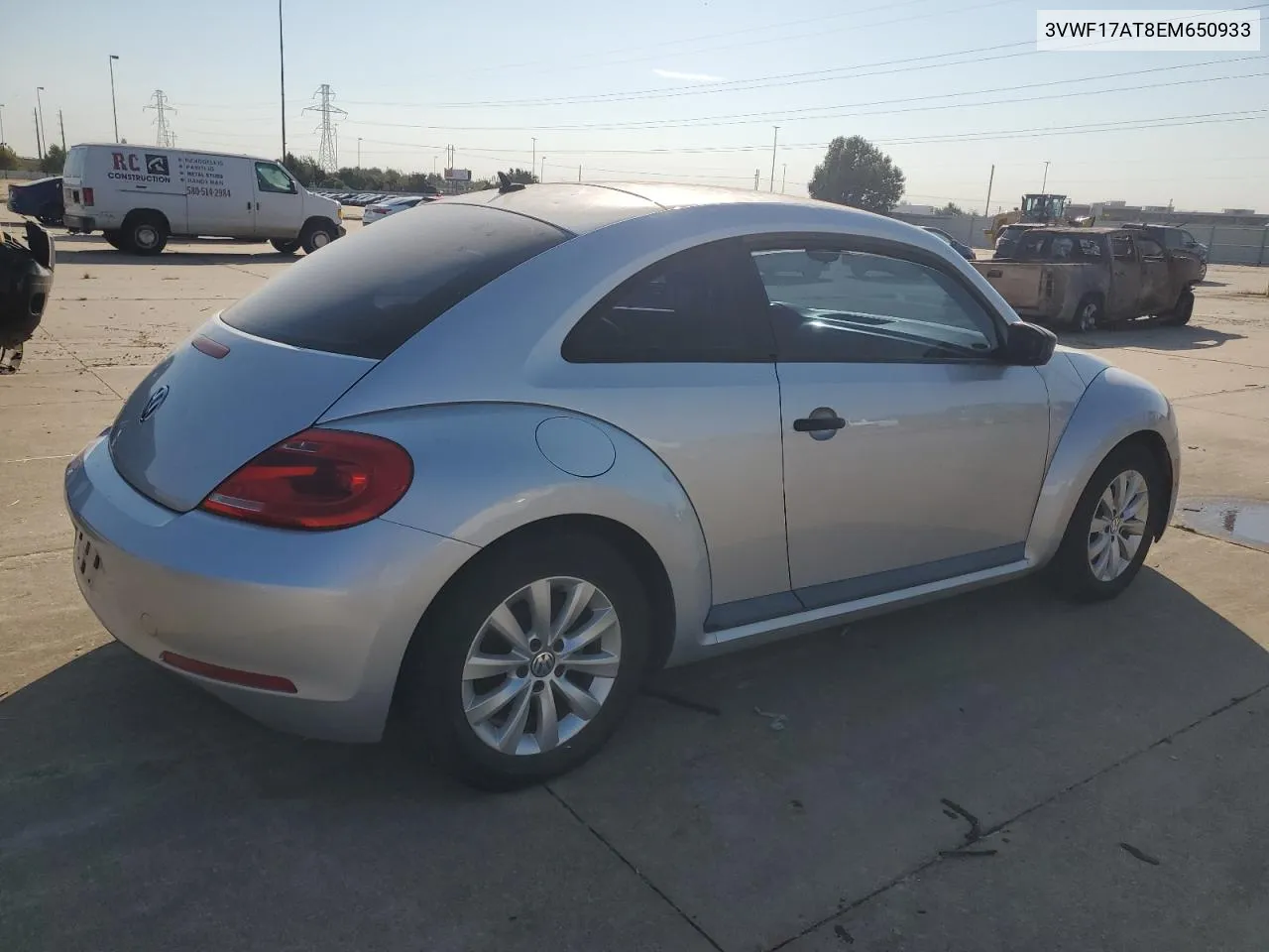 2014 Volkswagen Beetle VIN: 3VWF17AT8EM650933 Lot: 76421084