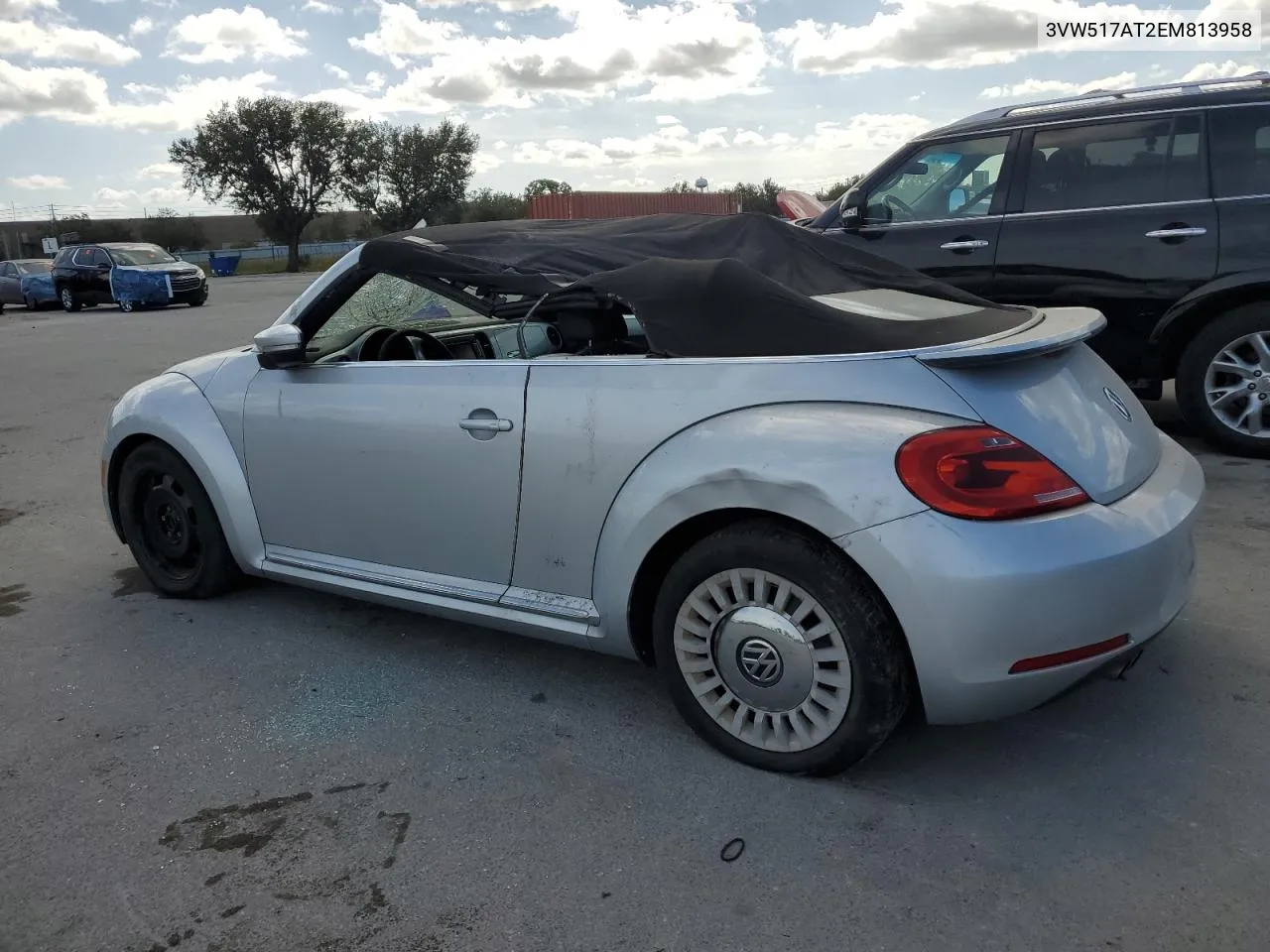 2014 Volkswagen Beetle VIN: 3VW517AT2EM813958 Lot: 76662504