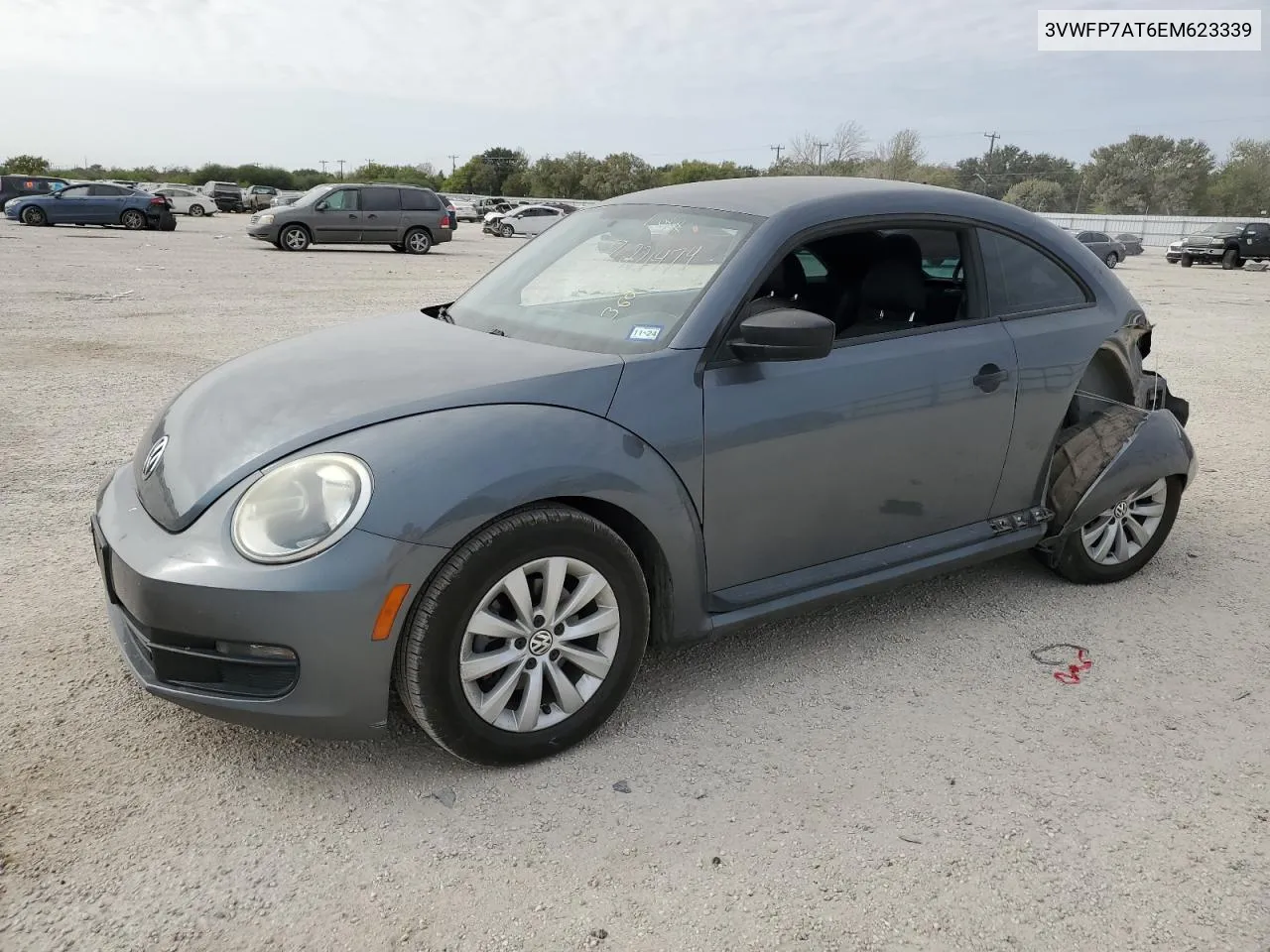 2014 Volkswagen Beetle VIN: 3VWFP7AT6EM623339 Lot: 76721474