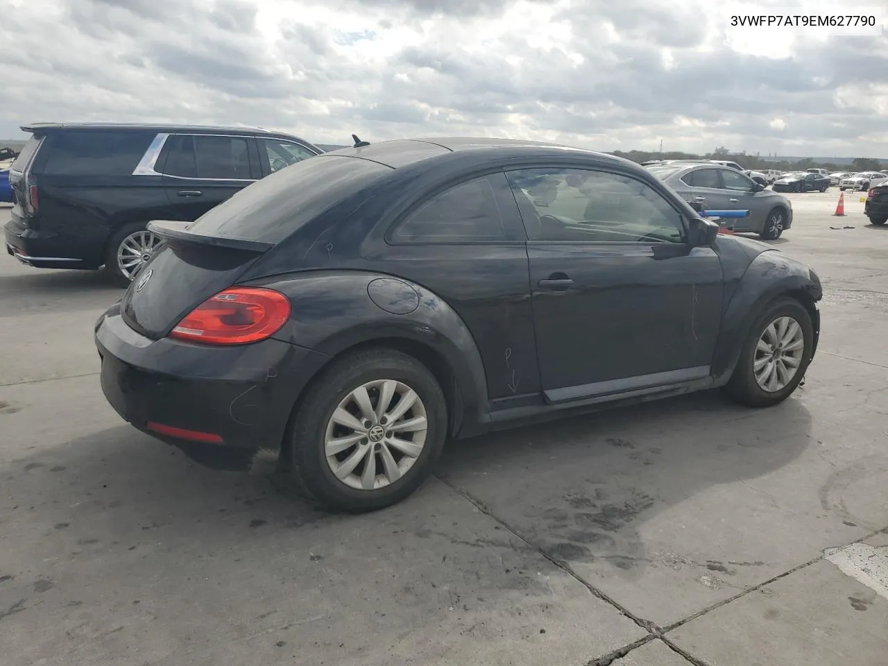 2014 Volkswagen Beetle VIN: 3VWFP7AT9EM627790 Lot: 78249104