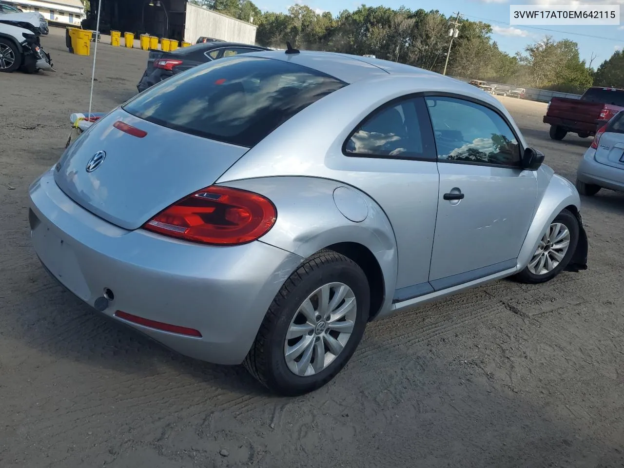 2014 Volkswagen Beetle VIN: 3VWF17AT0EM642115 Lot: 78394944