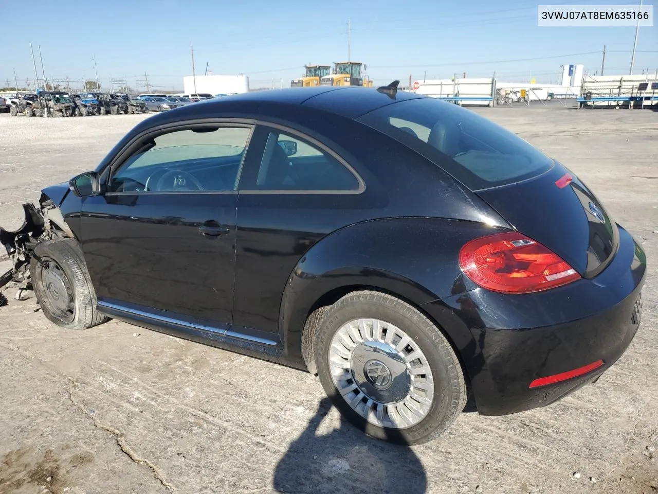 2014 Volkswagen Beetle VIN: 3VWJ07AT8EM635166 Lot: 78831714