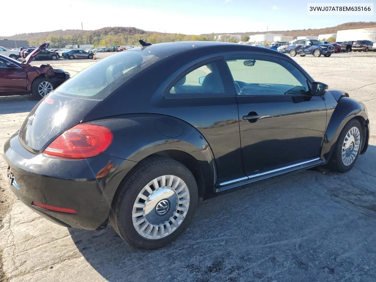 2014 Volkswagen Beetle VIN: 3VWJ07AT8EM635166 Lot: 78831714