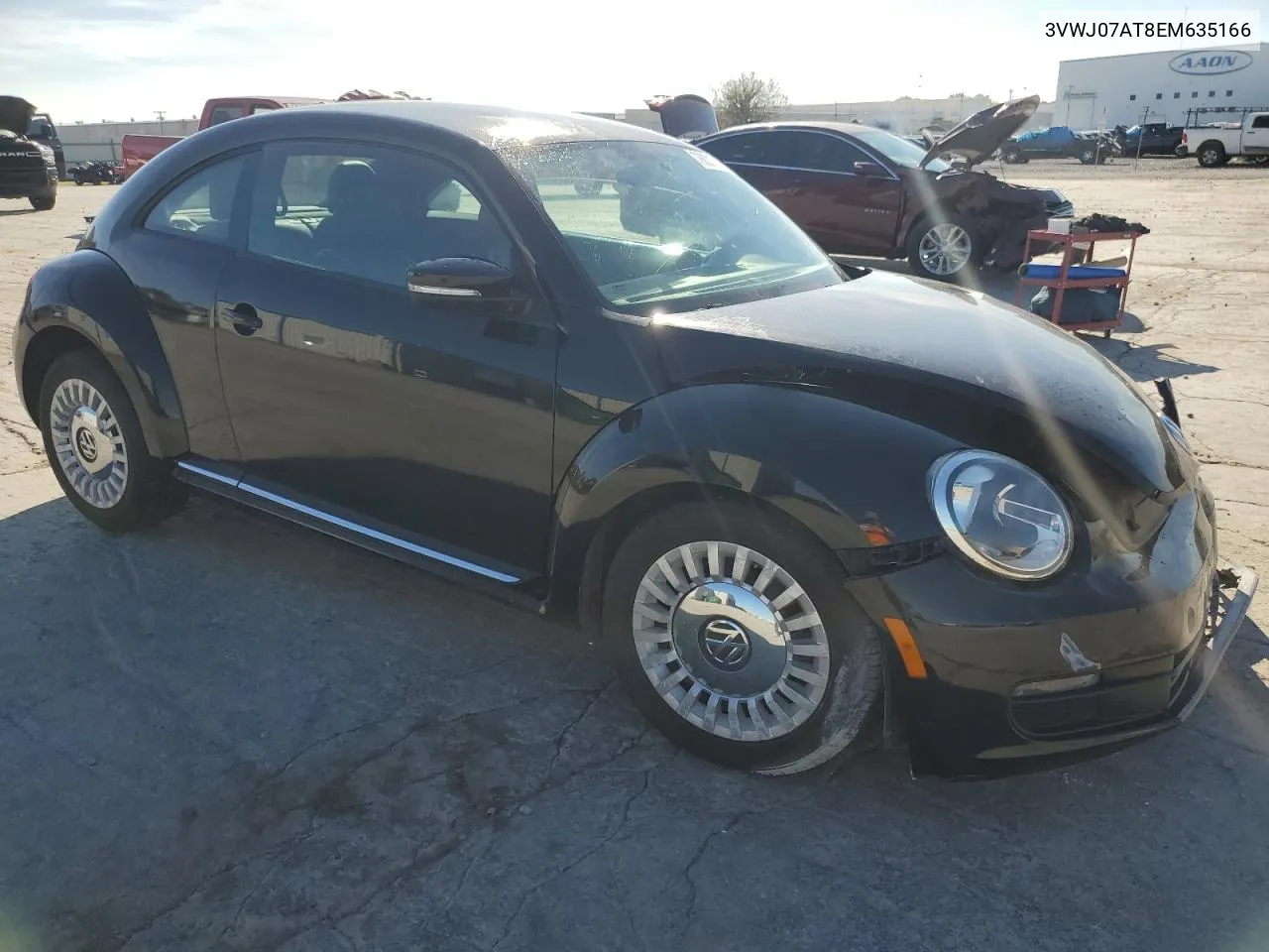 2014 Volkswagen Beetle VIN: 3VWJ07AT8EM635166 Lot: 78831714