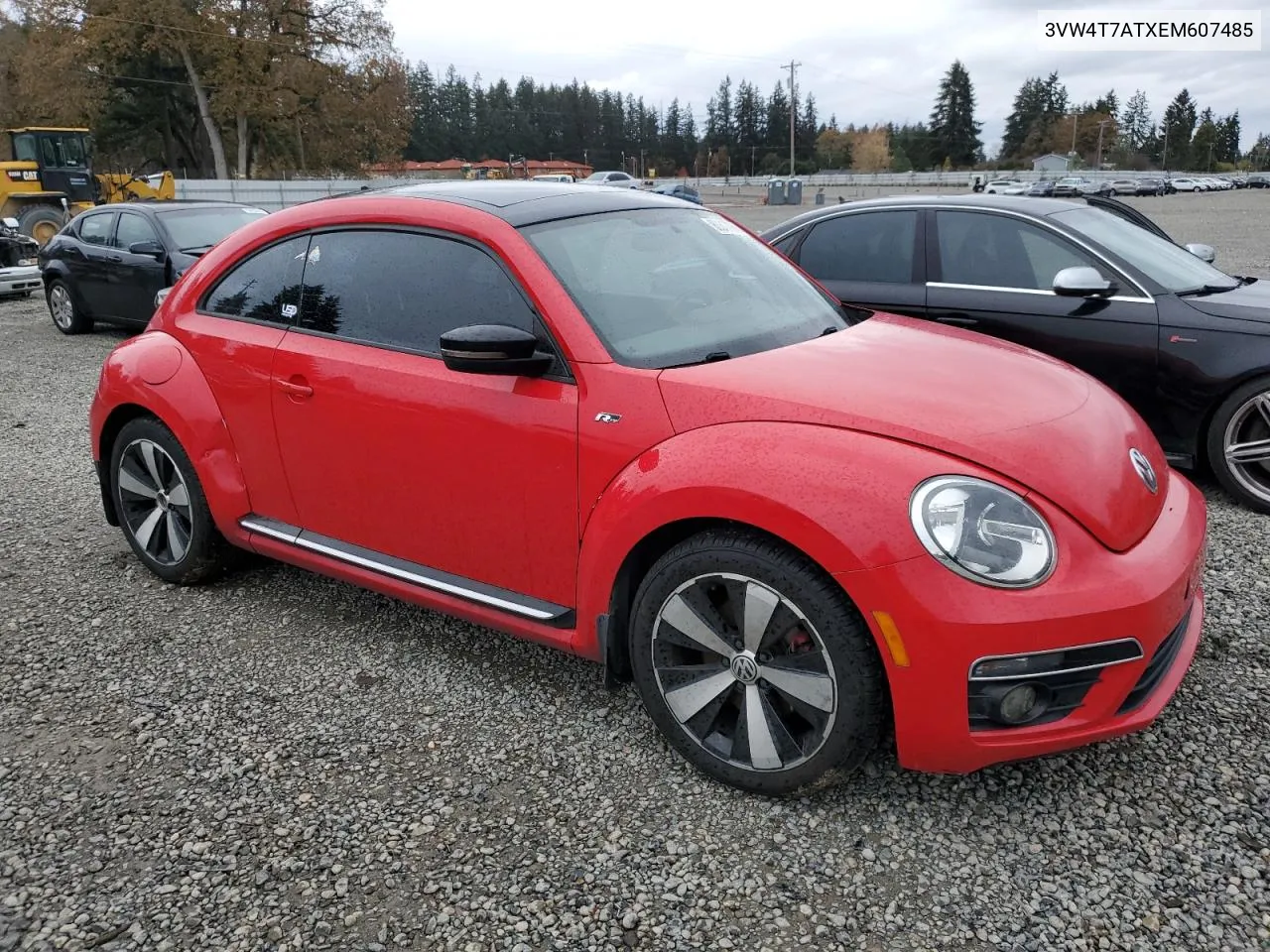 2014 Volkswagen Beetle Turbo VIN: 3VW4T7ATXEM607485 Lot: 80347084