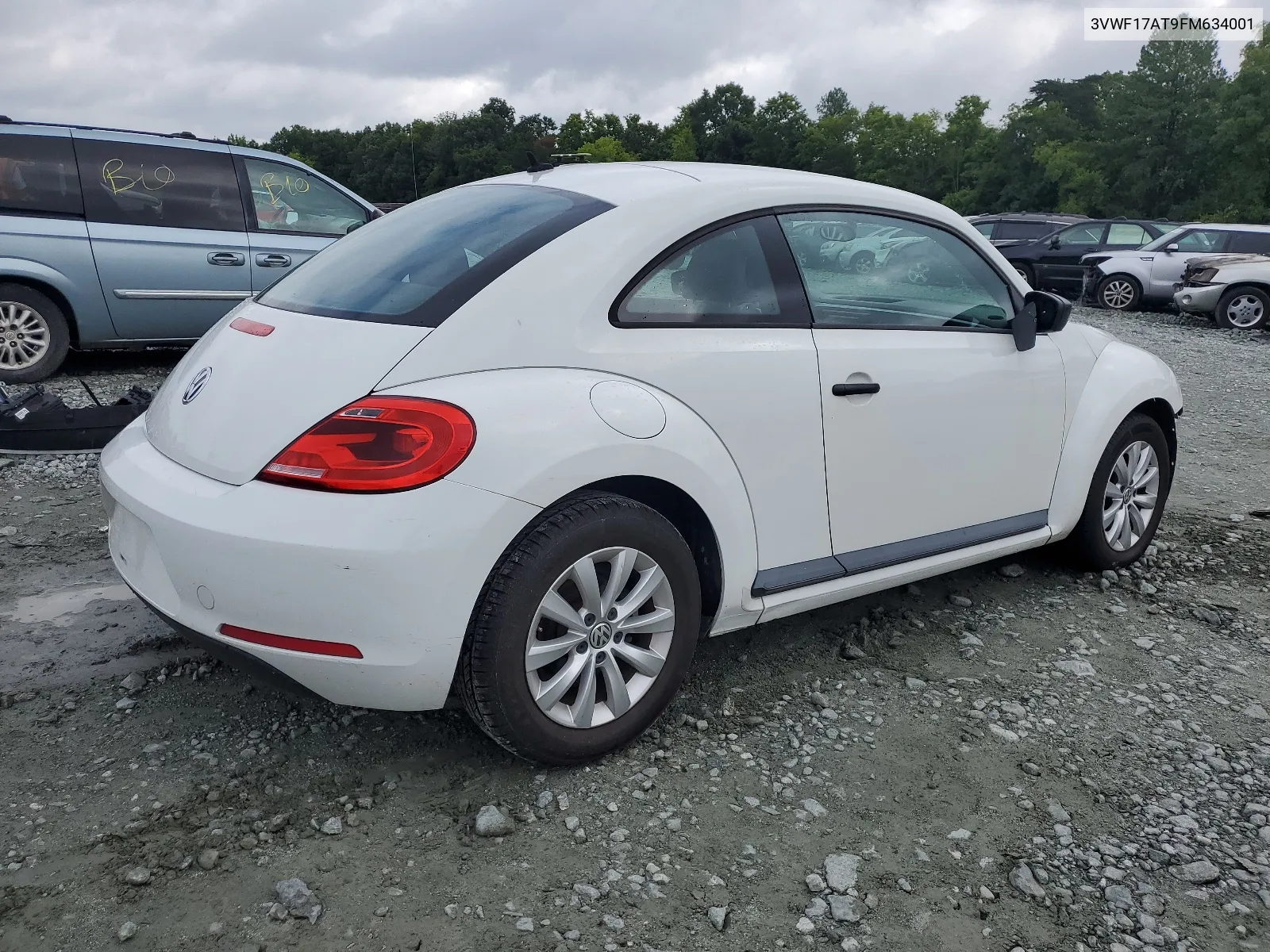 2015 Volkswagen Beetle 1.8T VIN: 3VWF17AT9FM634001 Lot: 63960744