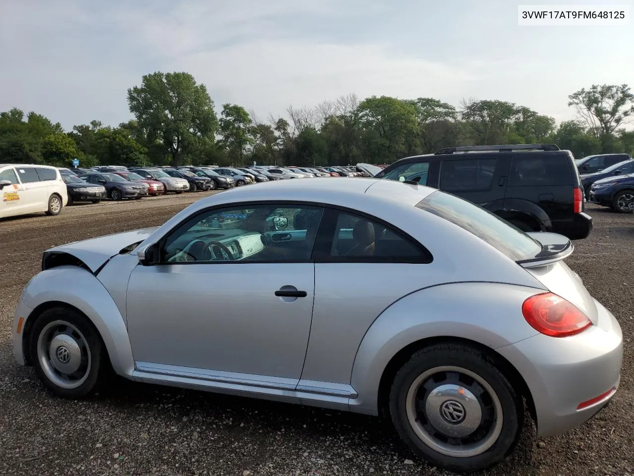 2015 Volkswagen Beetle 1.8T VIN: 3VWF17AT9FM648125 Lot: 64709454