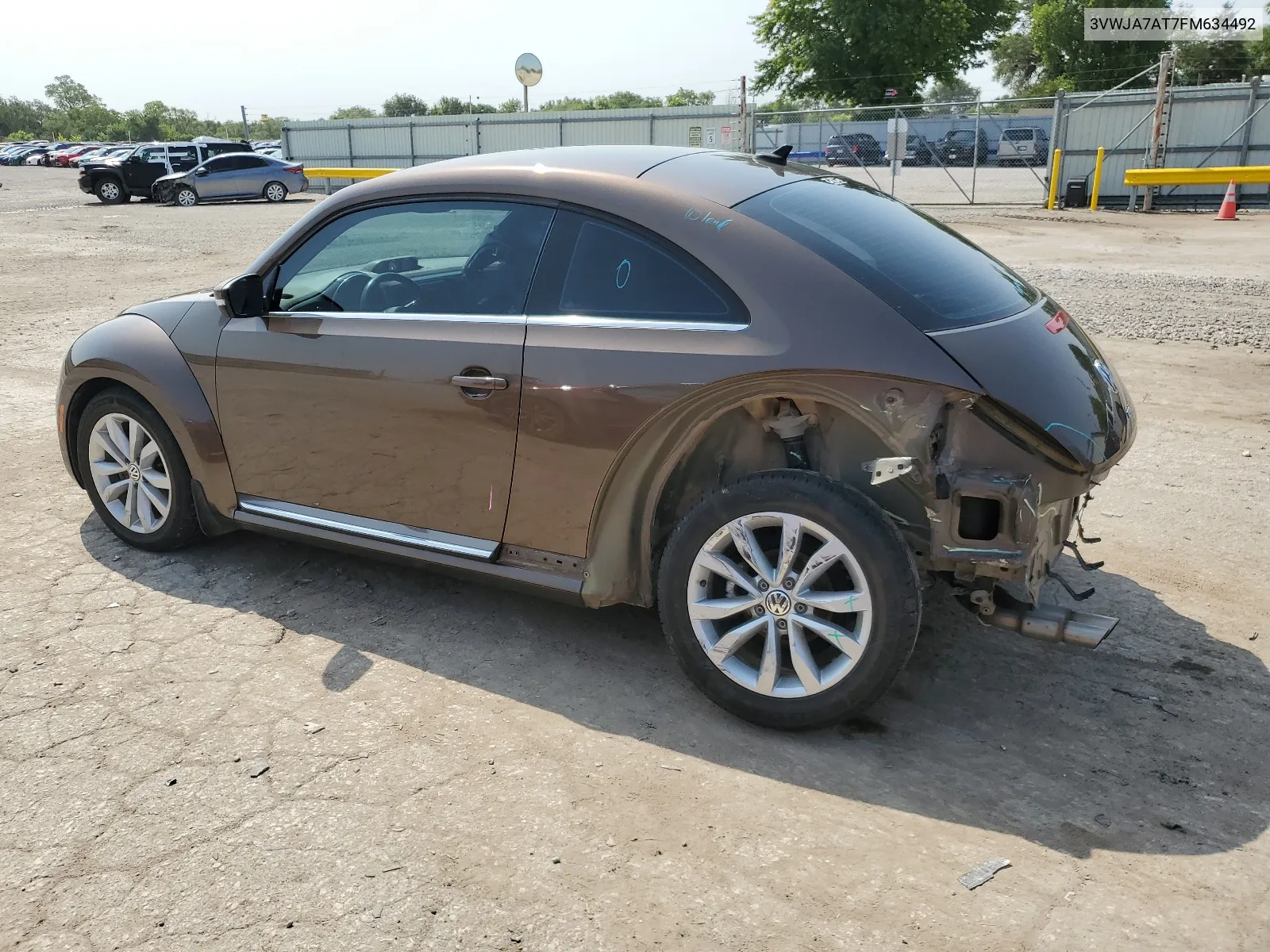 2015 Volkswagen Beetle Tdi VIN: 3VWJA7AT7FM634492 Lot: 65767064