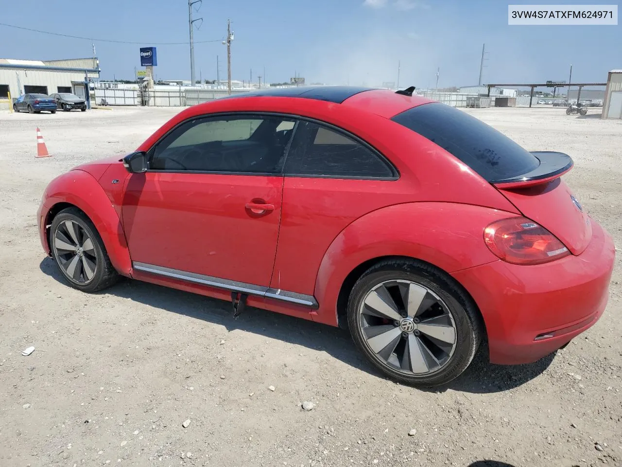 2015 Volkswagen Beetle R-Line VIN: 3VW4S7ATXFM624971 Lot: 68761934