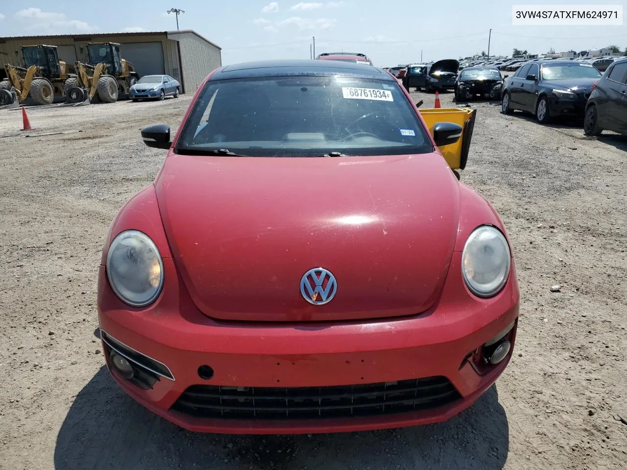 2015 Volkswagen Beetle R-Line VIN: 3VW4S7ATXFM624971 Lot: 68761934