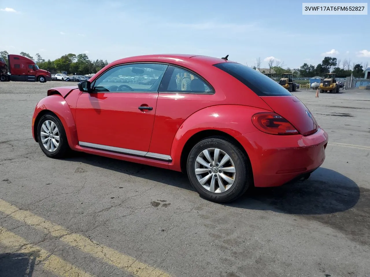 2015 Volkswagen Beetle 1.8T VIN: 3VWF17AT6FM652827 Lot: 69178194