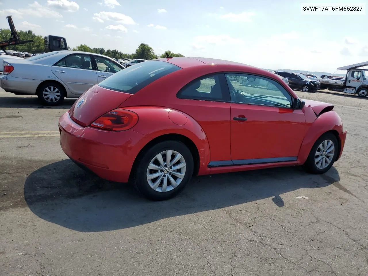 2015 Volkswagen Beetle 1.8T VIN: 3VWF17AT6FM652827 Lot: 69178194