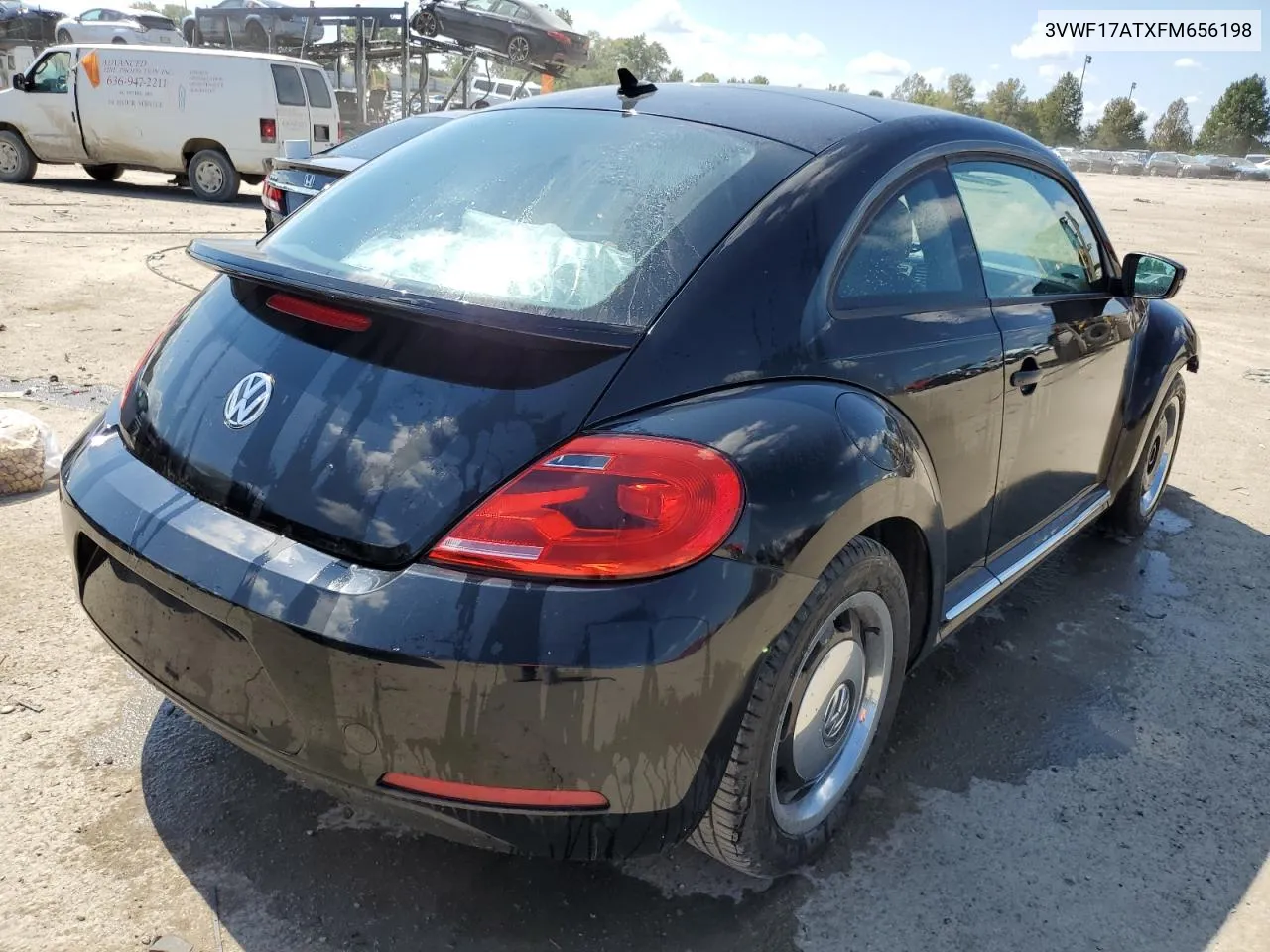 2015 Volkswagen Beetle 1.8T VIN: 3VWF17ATXFM656198 Lot: 69301254