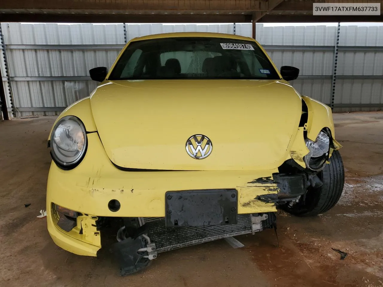 3VWF17ATXFM637733 2015 Volkswagen Beetle 1.8T