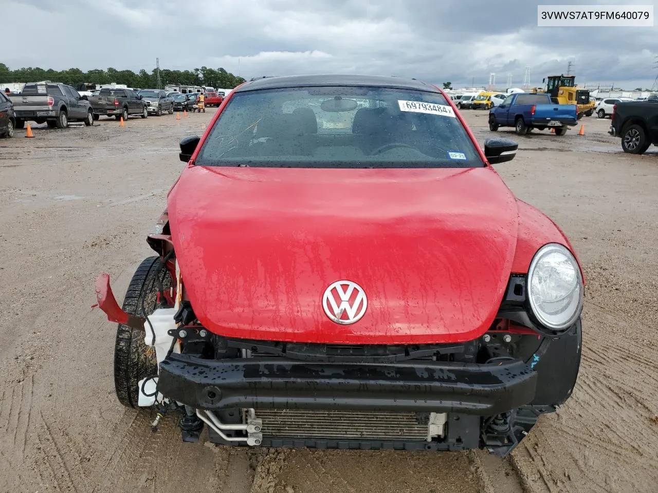 2015 Volkswagen Beetle R-Line VIN: 3VWVS7AT9FM640079 Lot: 69793484