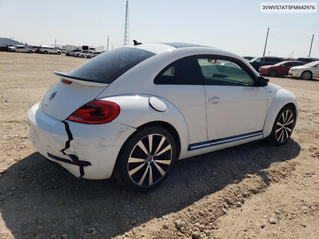 2015 Volkswagen Beetle R-Line VIN: 3VWVS7AT5FM642976 Lot: 70708034