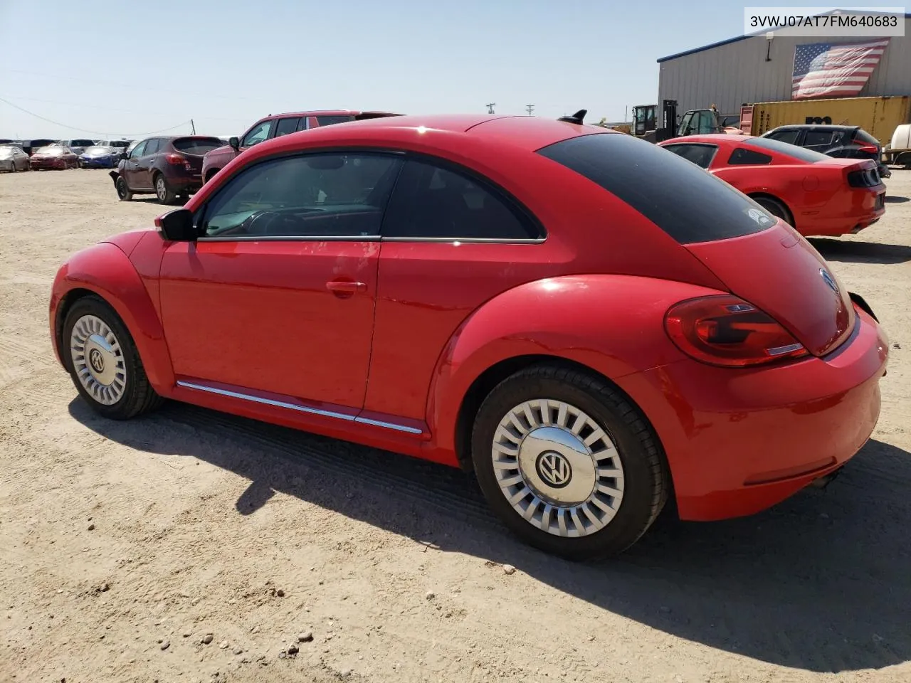 2015 Volkswagen Beetle 1.8T VIN: 3VWJ07AT7FM640683 Lot: 71171554