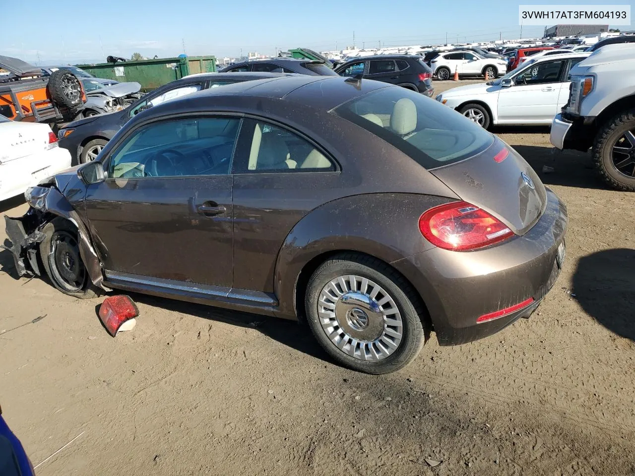 2015 Volkswagen Beetle 1.8T VIN: 3VWH17AT3FM604193 Lot: 71229774