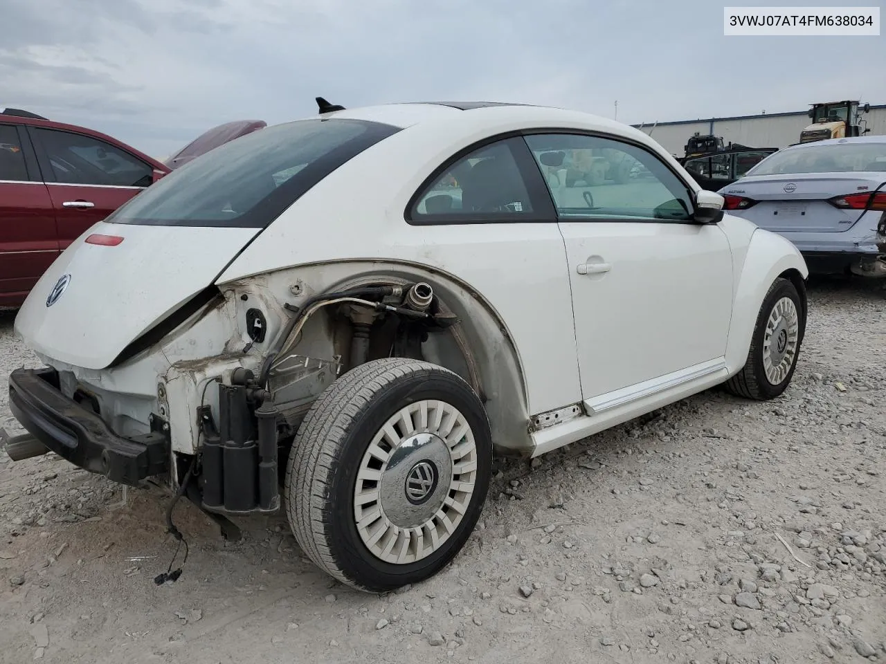 2015 Volkswagen Beetle 1.8T VIN: 3VWJ07AT4FM638034 Lot: 71338204