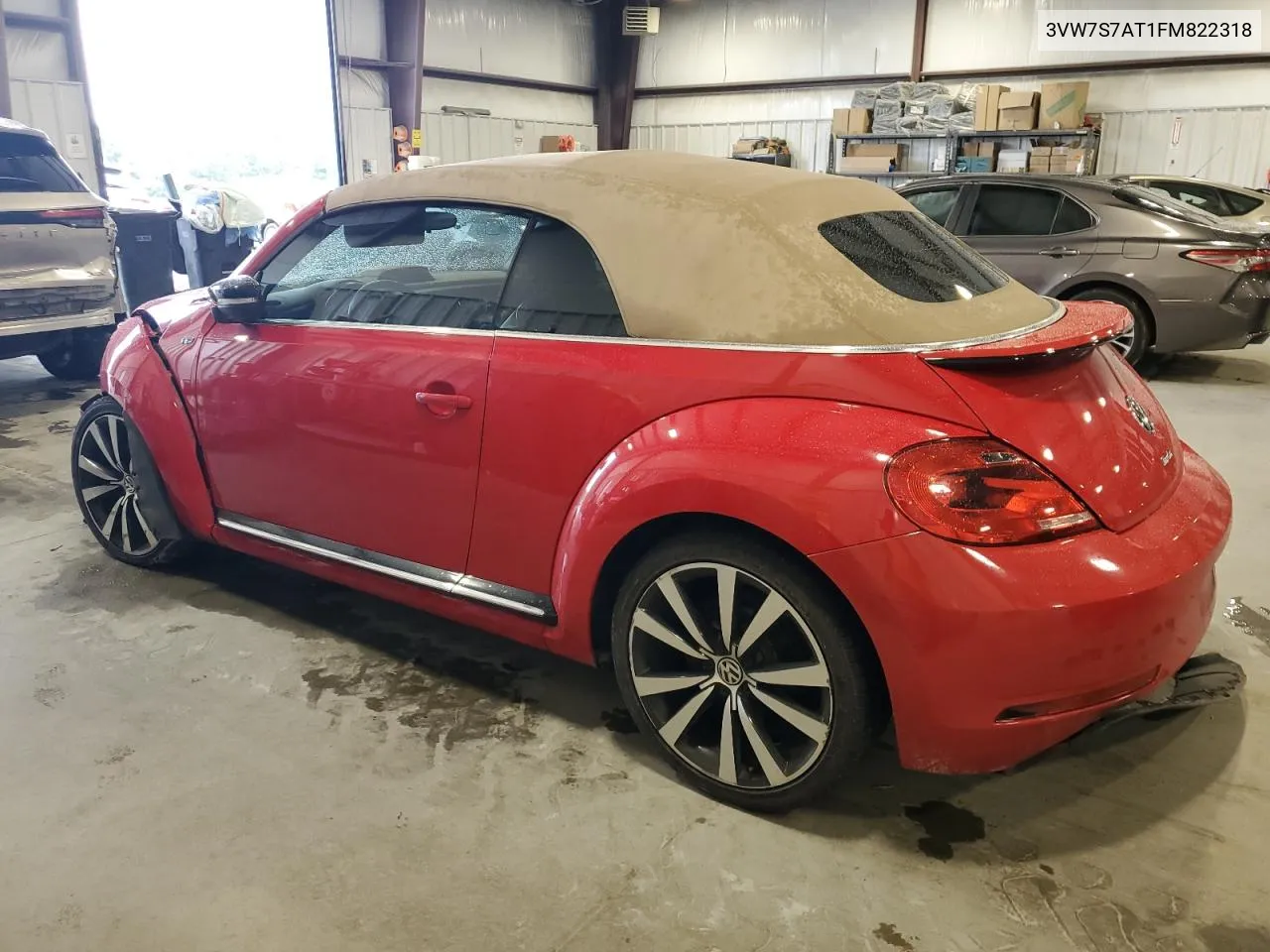 2015 Volkswagen Beetle R-Line VIN: 3VW7S7AT1FM822318 Lot: 71398644