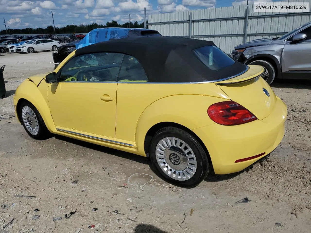 2015 Volkswagen Beetle 1.8T VIN: 3VW517AT9FM810539 Lot: 73979304