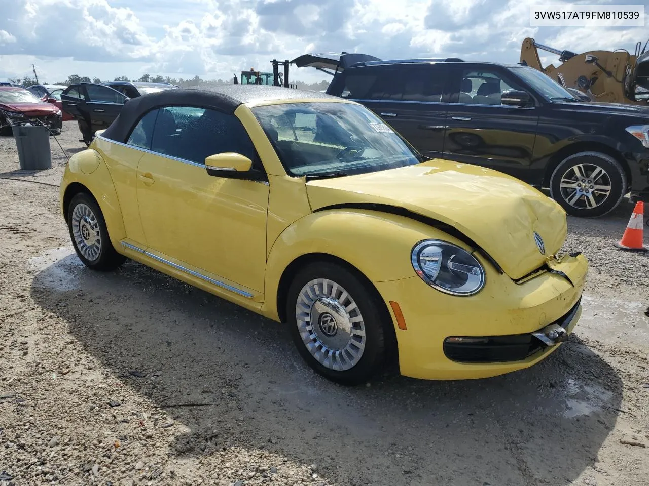 2015 Volkswagen Beetle 1.8T VIN: 3VW517AT9FM810539 Lot: 73979304