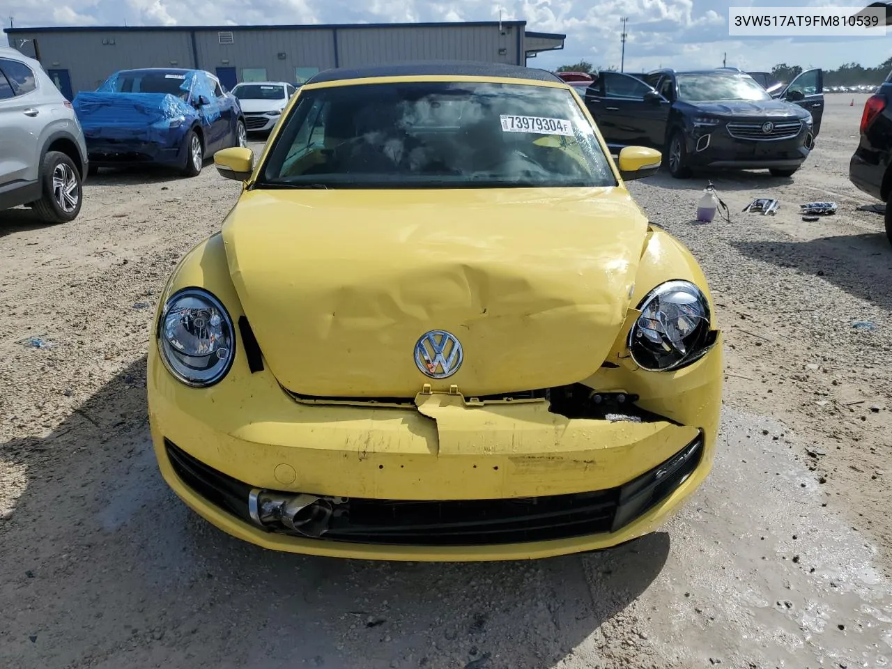 2015 Volkswagen Beetle 1.8T VIN: 3VW517AT9FM810539 Lot: 73979304