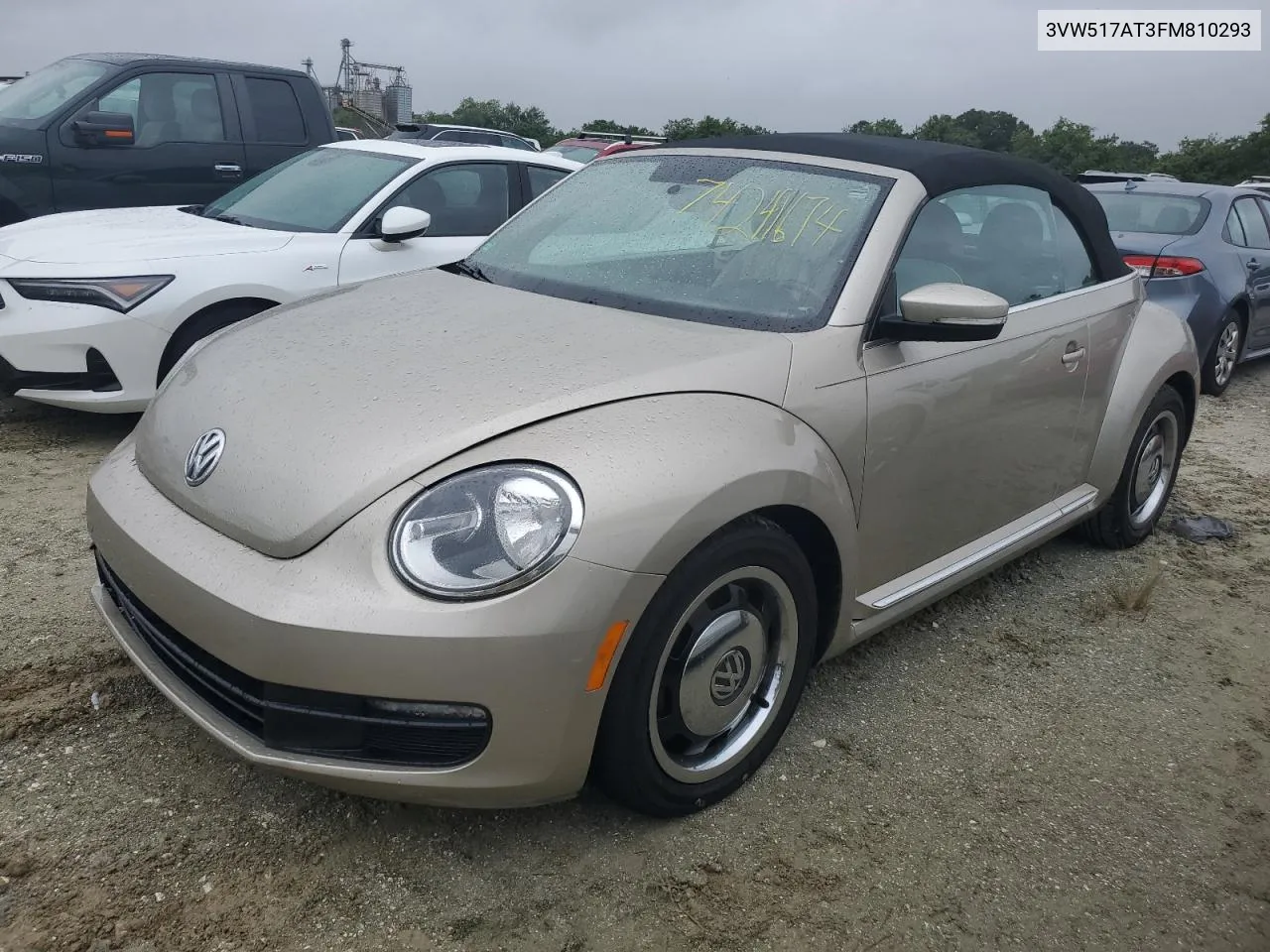 2015 Volkswagen Beetle 1.8T VIN: 3VW517AT3FM810293 Lot: 74241674