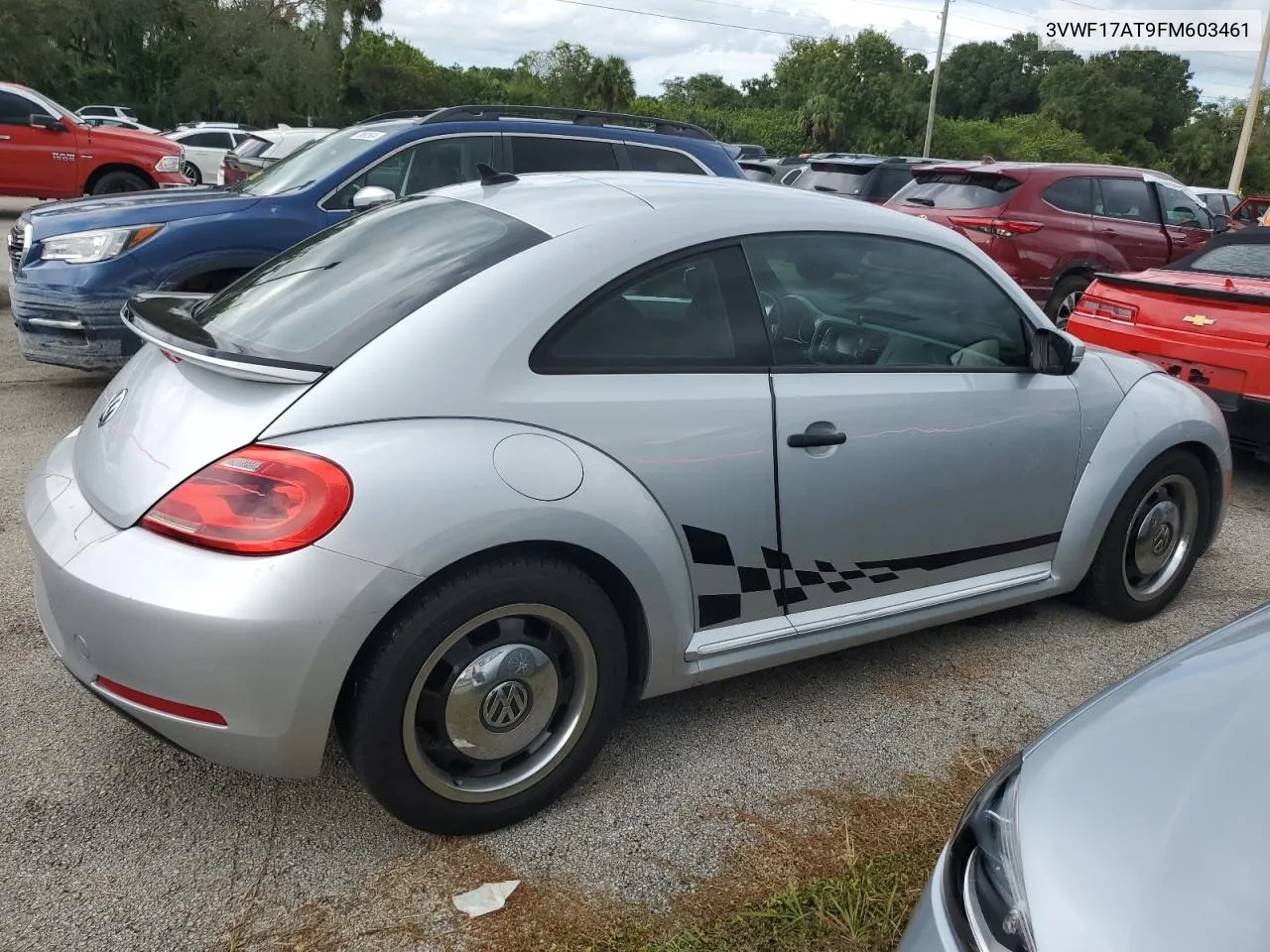 2015 Volkswagen Beetle 1.8T VIN: 3VWF17AT9FM603461 Lot: 74276284