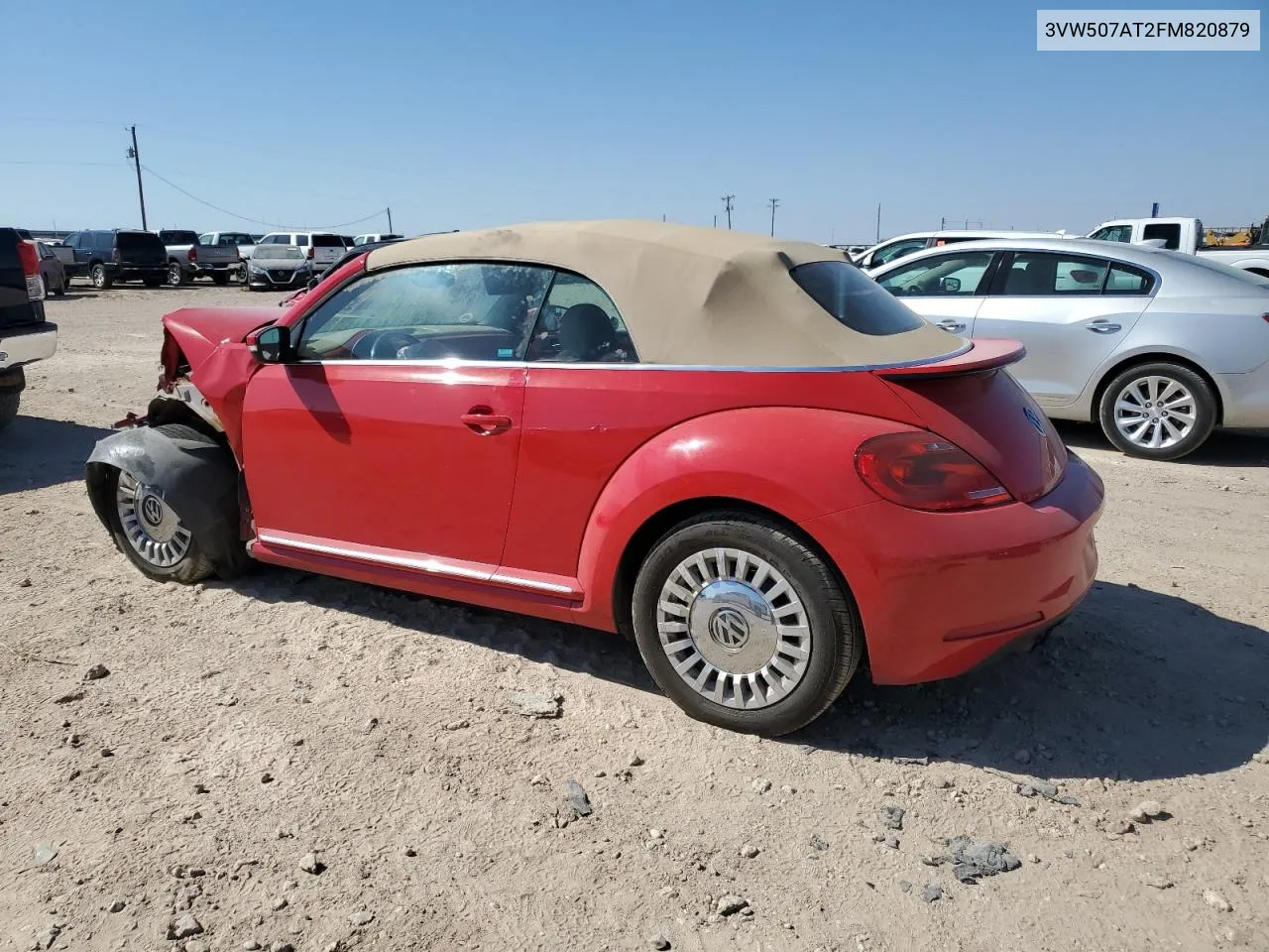 2015 Volkswagen Beetle 1.8T VIN: 3VW507AT2FM820879 Lot: 74916414