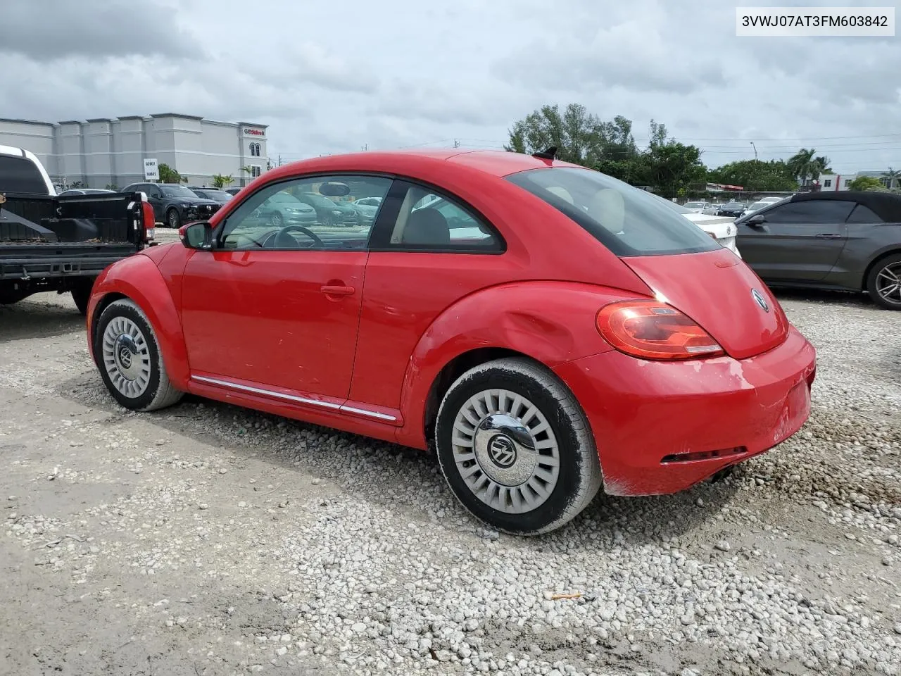 2015 Volkswagen Beetle 1.8T VIN: 3VWJ07AT3FM603842 Lot: 75527824