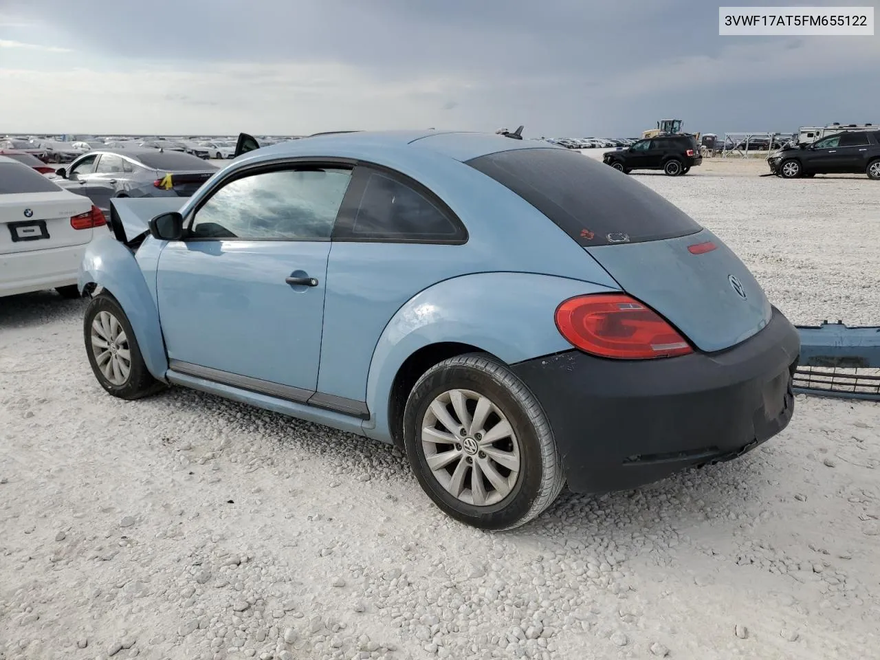 2015 Volkswagen Beetle 1.8T VIN: 3VWF17AT5FM655122 Lot: 75697004