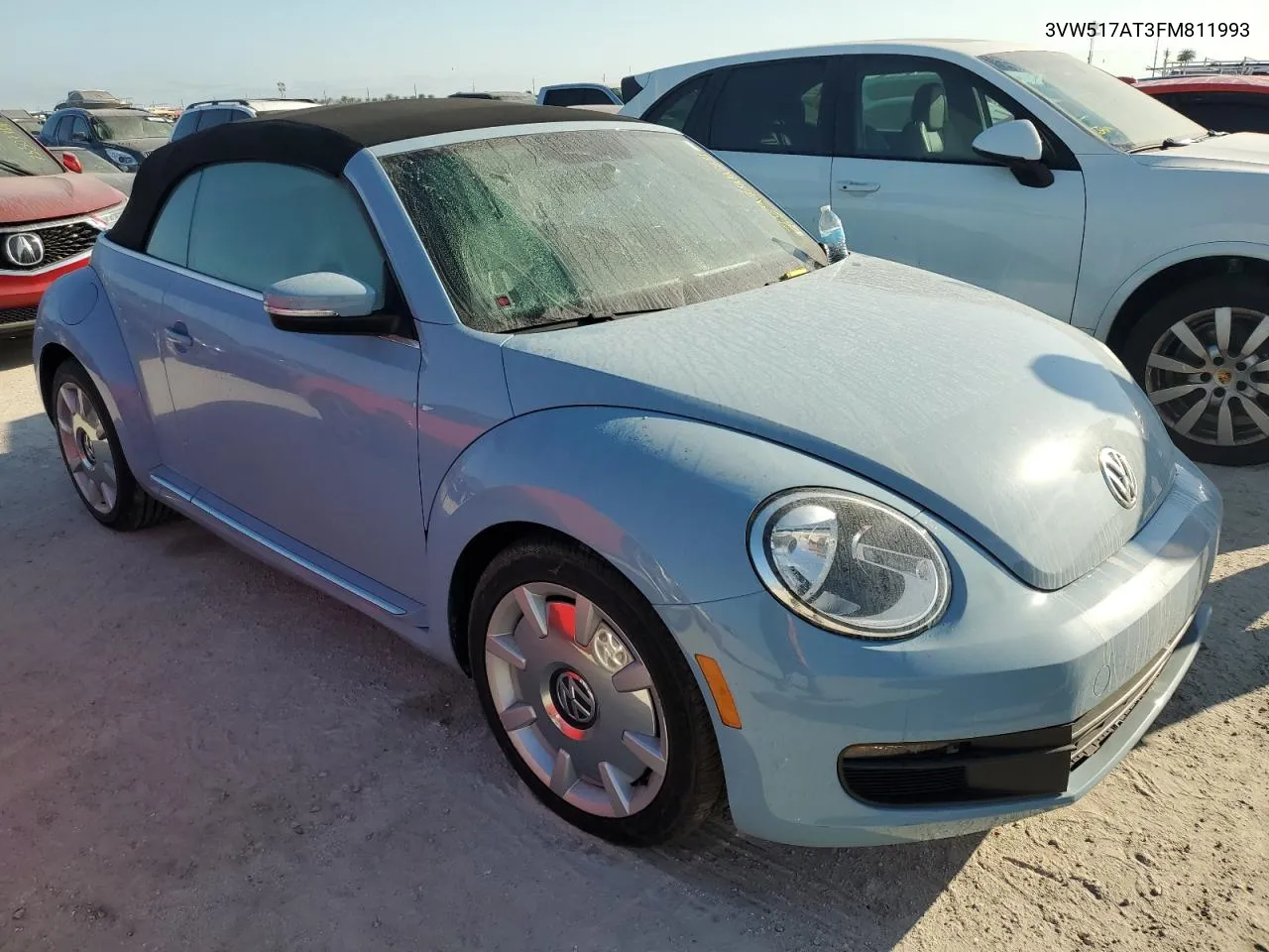 2015 Volkswagen Beetle 1.8T VIN: 3VW517AT3FM811993 Lot: 75924424