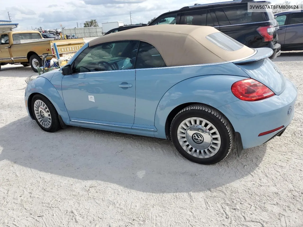 2015 Volkswagen Beetle 1.8T VIN: 3VW507AT8FM808624 Lot: 76828904