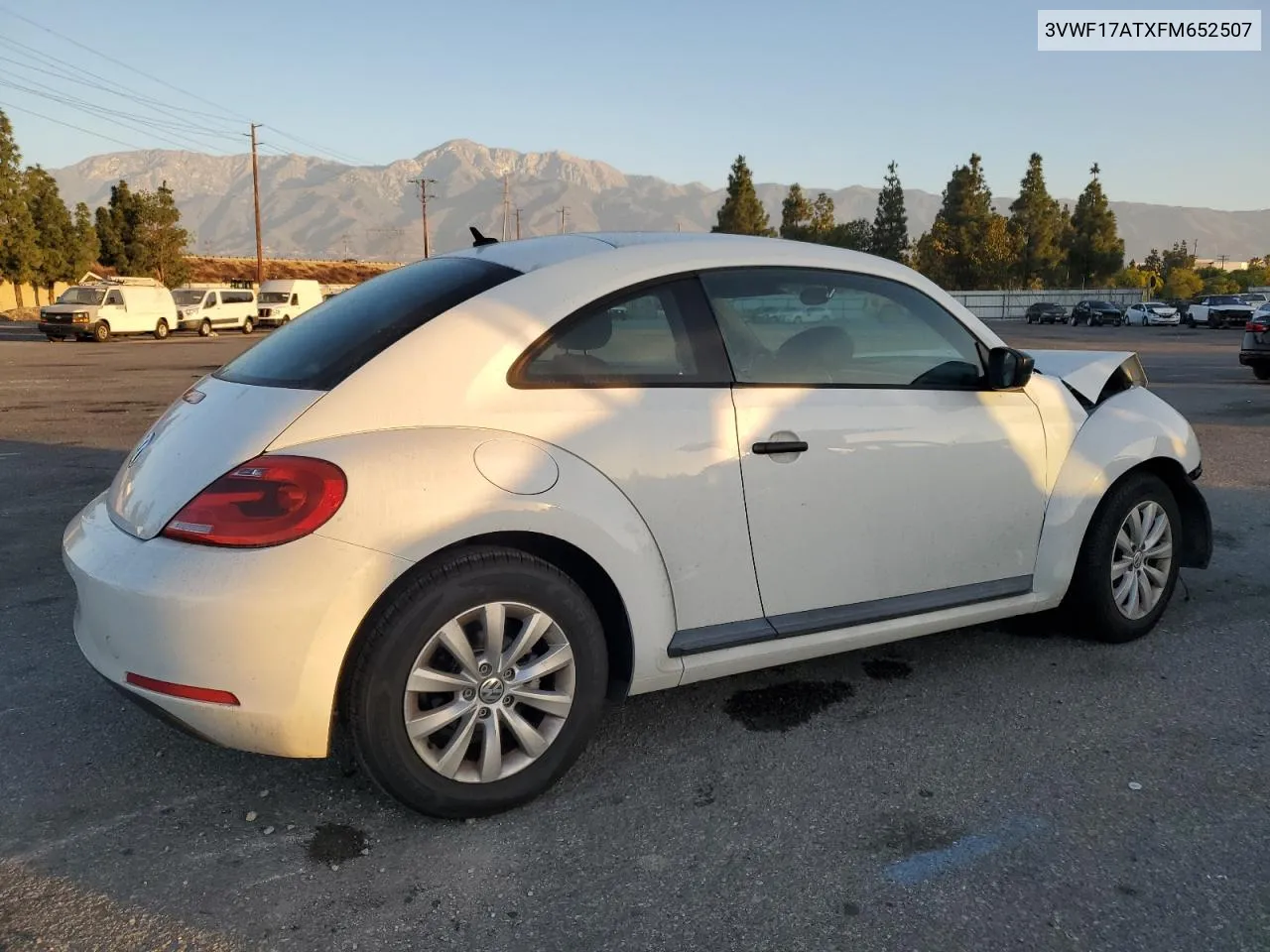 2015 Volkswagen Beetle 1.8T VIN: 3VWF17ATXFM652507 Lot: 77862084