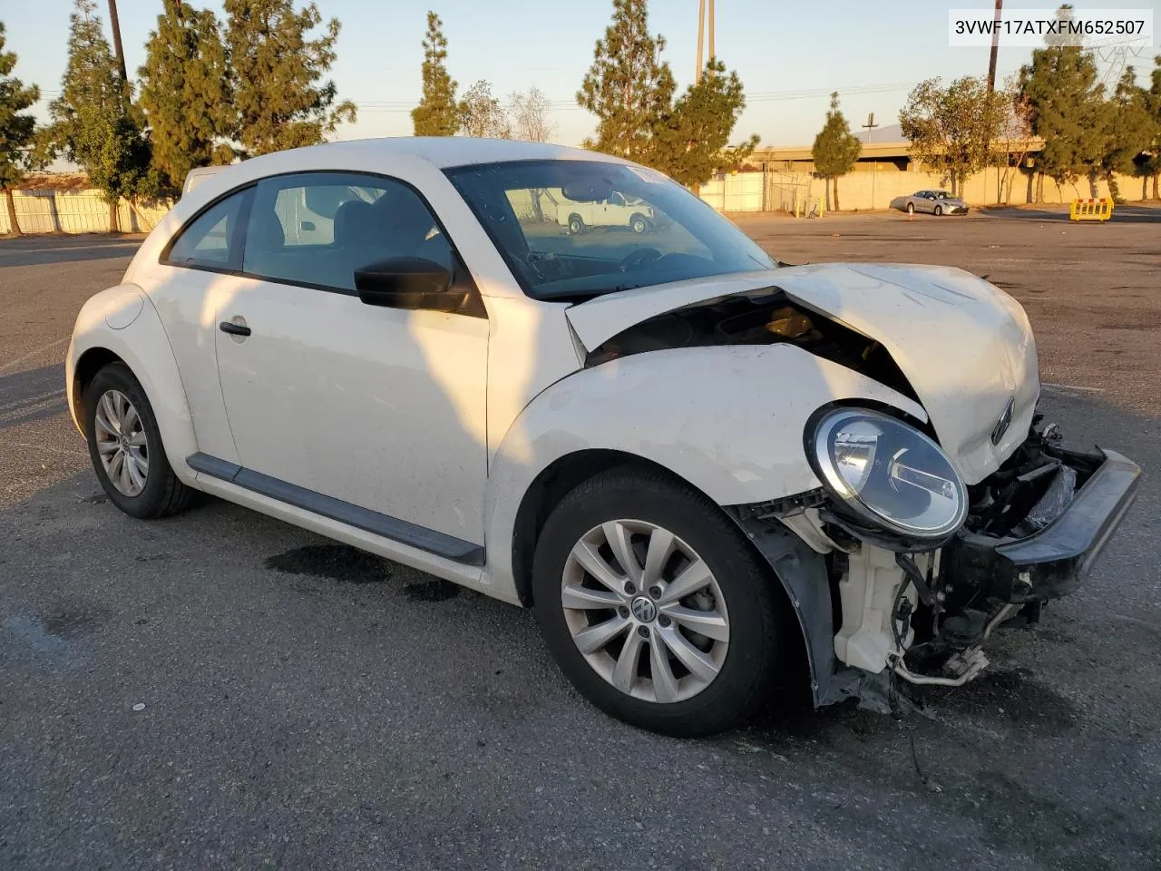 2015 Volkswagen Beetle 1.8T VIN: 3VWF17ATXFM652507 Lot: 77862084