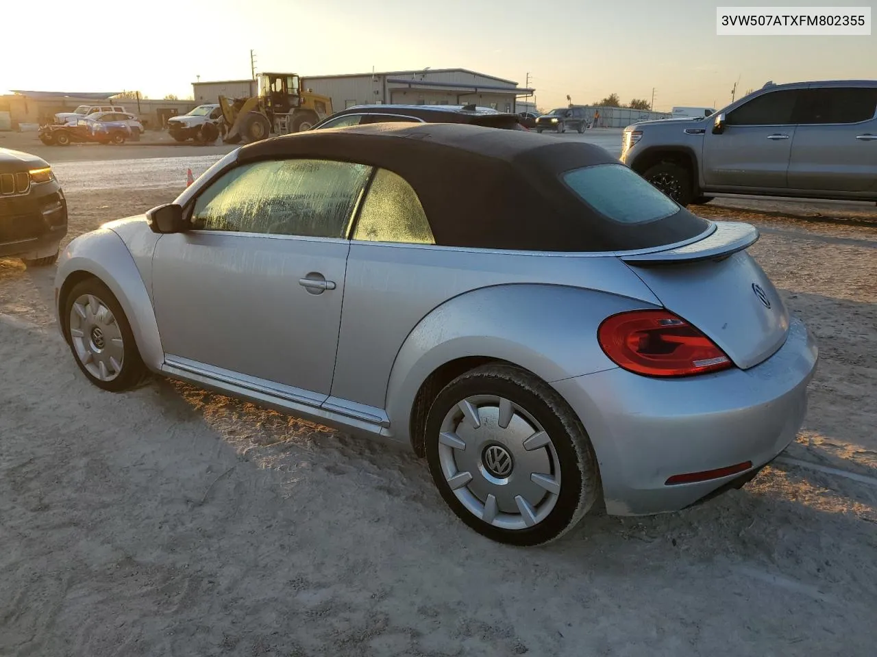 2015 Volkswagen Beetle 1.8T VIN: 3VW507ATXFM802355 Lot: 78088474