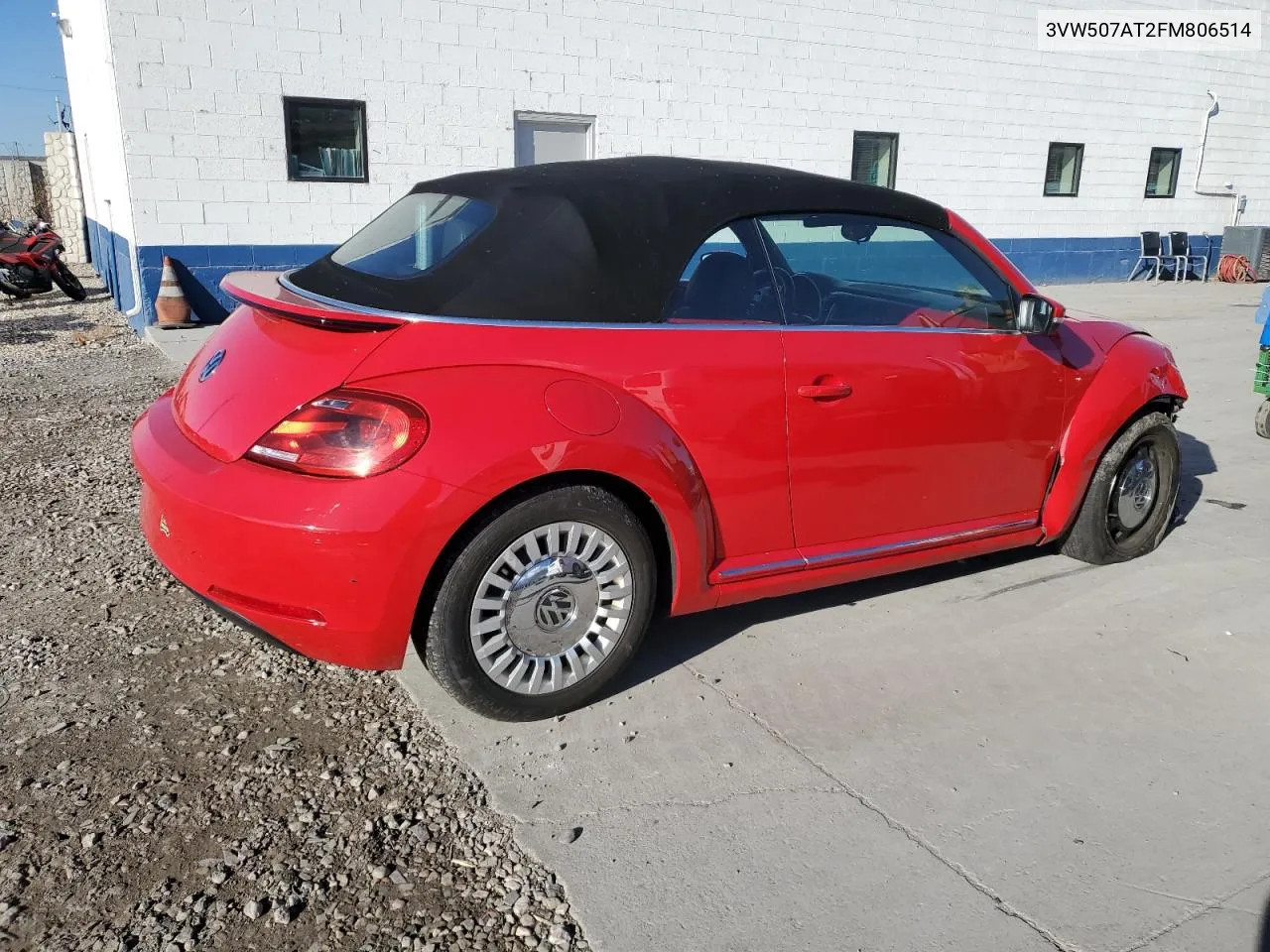 2015 Volkswagen Beetle 1.8T VIN: 3VW507AT2FM806514 Lot: 78324234