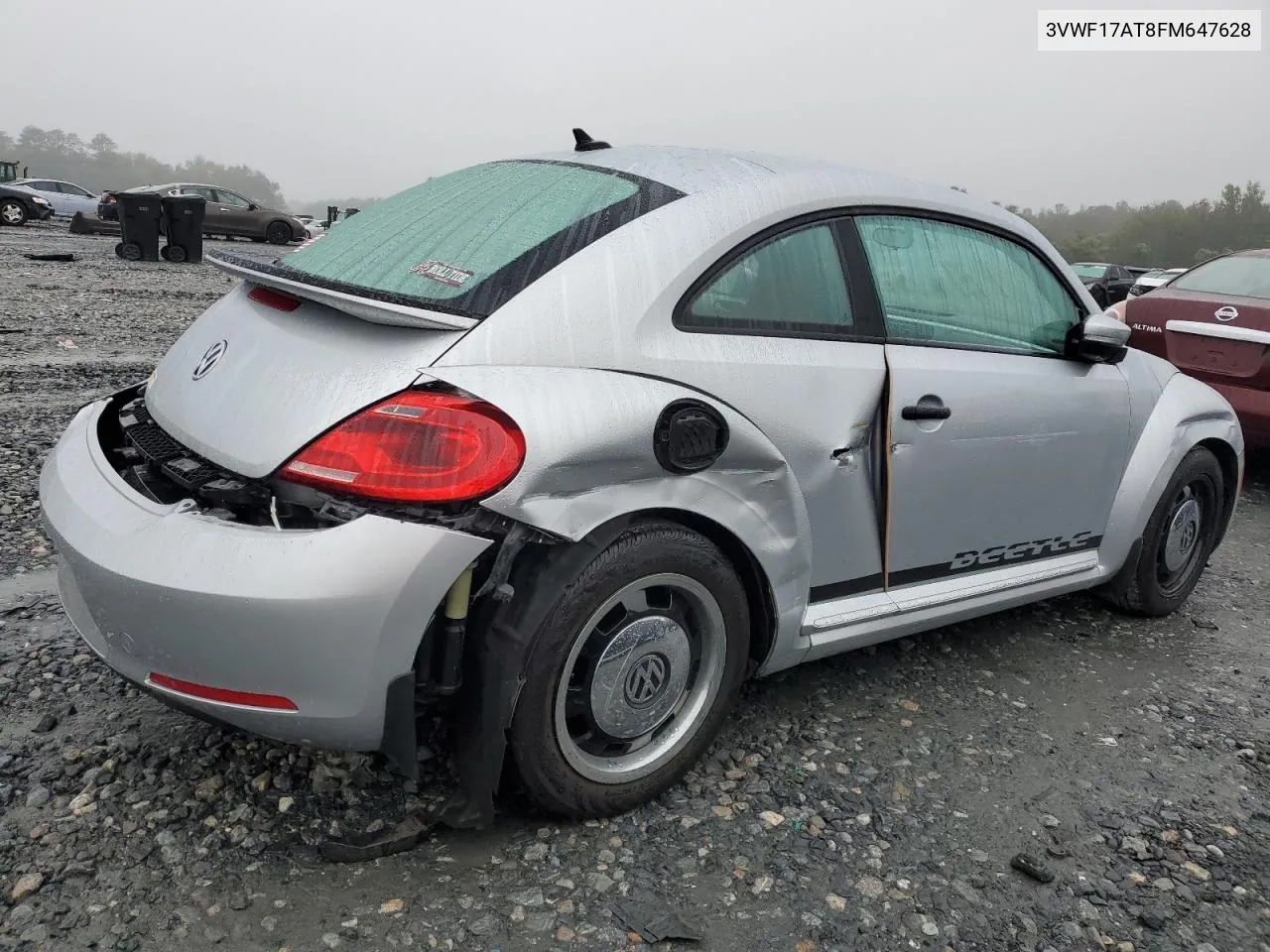 2015 Volkswagen Beetle 1.8T VIN: 3VWF17AT8FM647628 Lot: 80004624