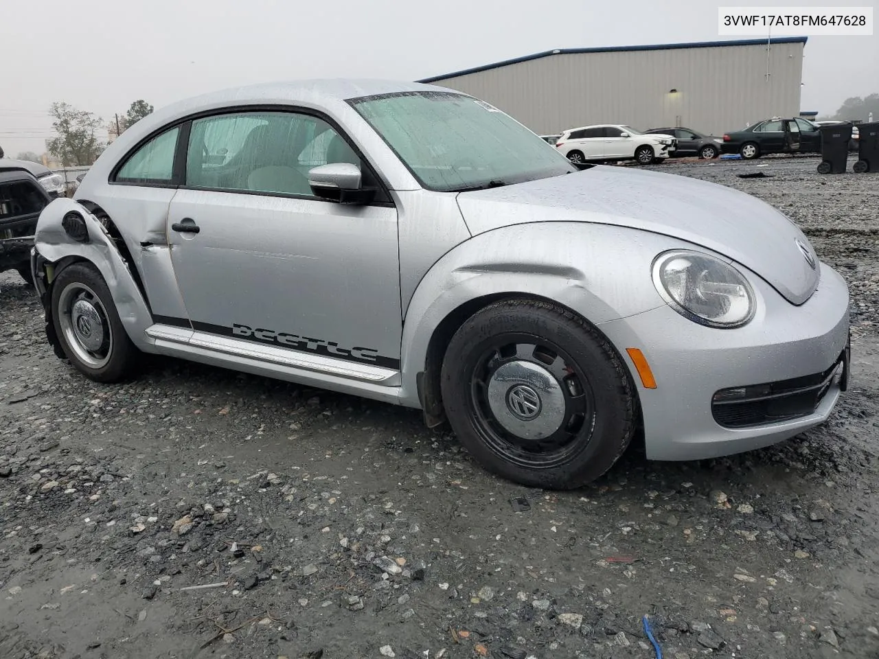 2015 Volkswagen Beetle 1.8T VIN: 3VWF17AT8FM647628 Lot: 80004624