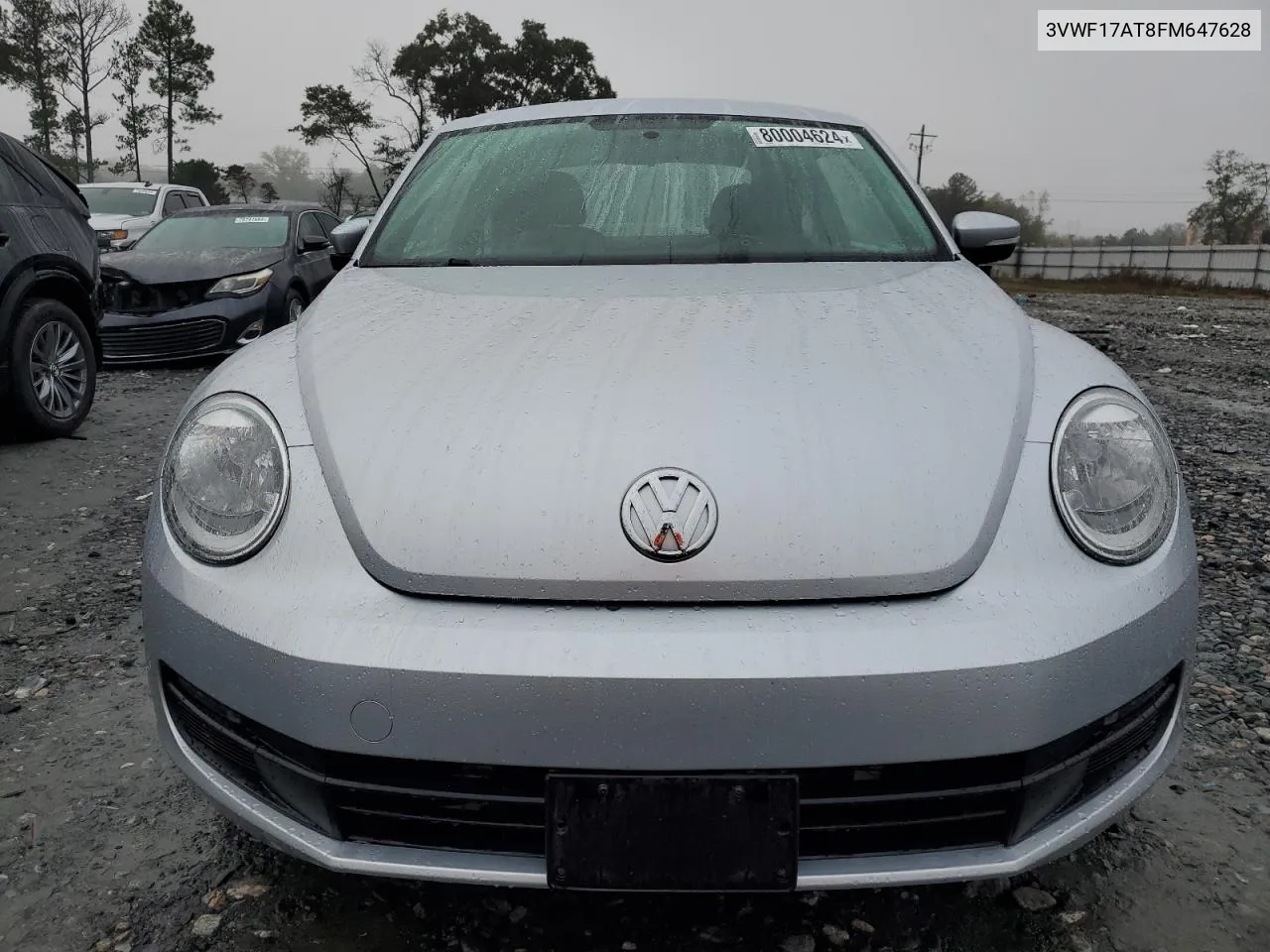 2015 Volkswagen Beetle 1.8T VIN: 3VWF17AT8FM647628 Lot: 80004624