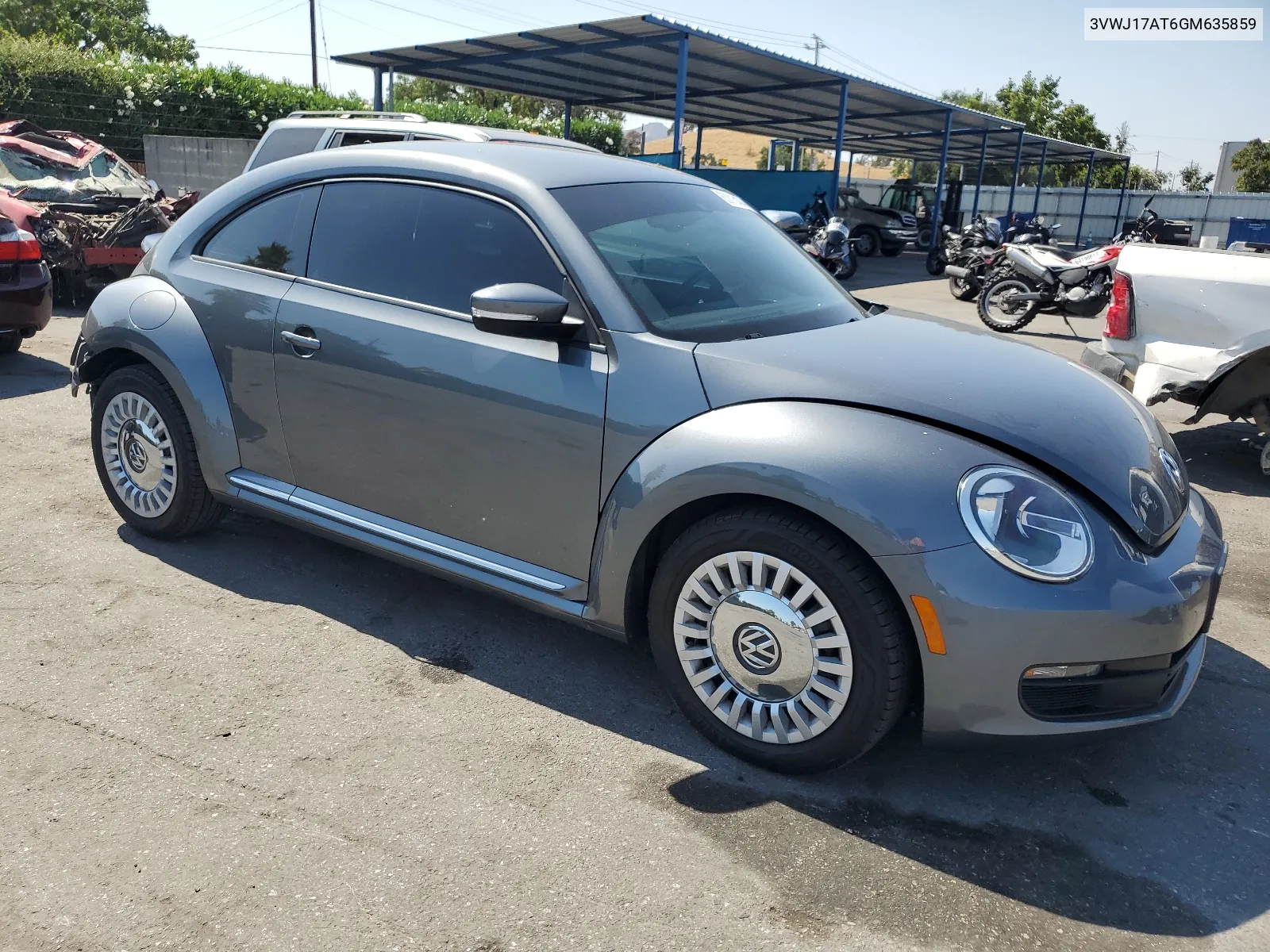 2016 Volkswagen Beetle Se VIN: 3VWJ17AT6GM635859 Lot: 63816474