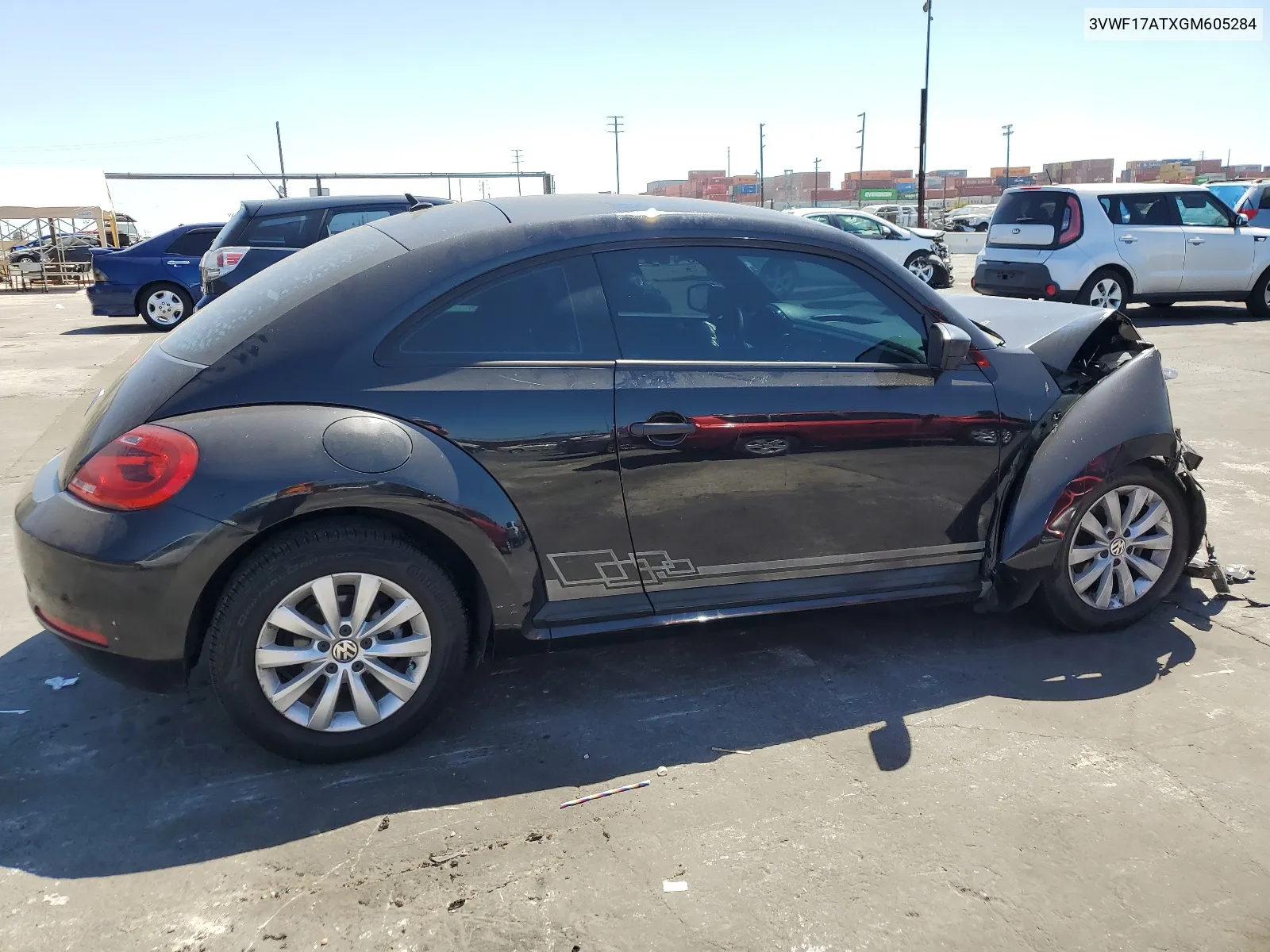 2016 Volkswagen Beetle 1.8T VIN: 3VWF17ATXGM605284 Lot: 68188494