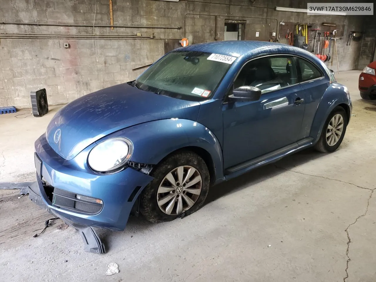 2016 Volkswagen Beetle 1.8T VIN: 3VWF17AT3GM629846 Lot: 71072554